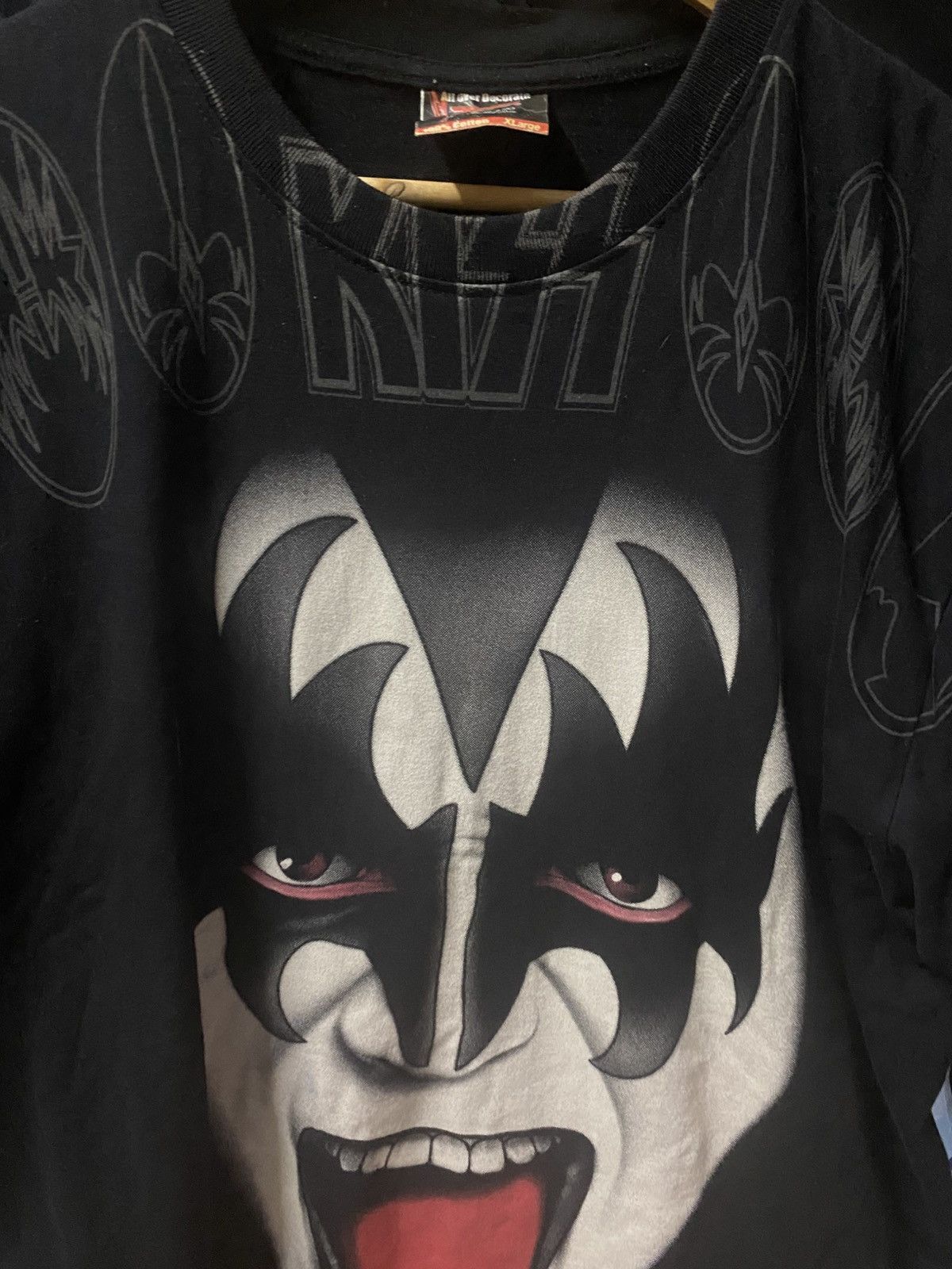 Band Tees × KISS × Vintage BOOTLEG OVERPRINT KISS Size US XL / EU 56 / 4 - 3 Thumbnail