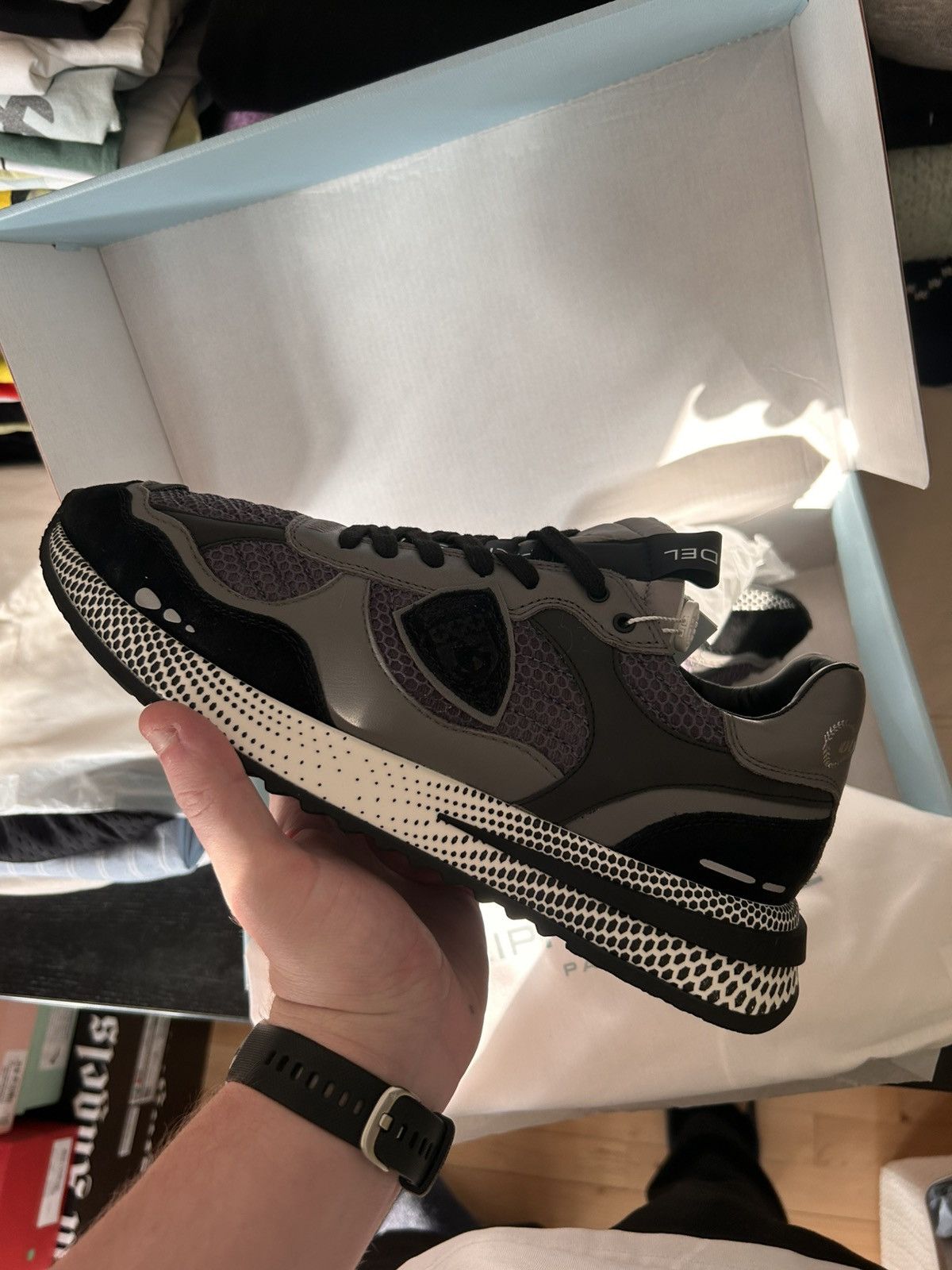 Philippe Model Olympique Sneakers Size US 10 / EU 43 - 2 Thumbnail