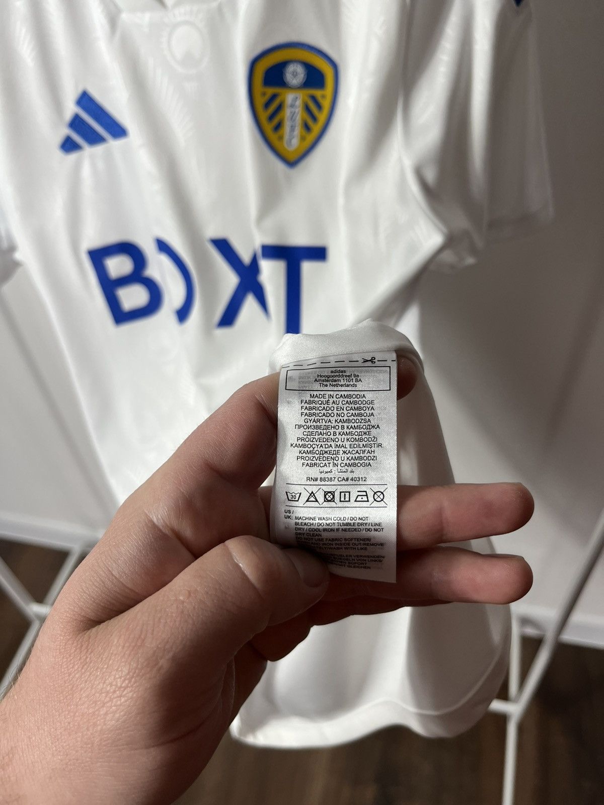 Adidas Leeds United Adidas BOXT Football Jersey Medium Size US M / EU 48-50 / 2 - 7 Thumbnail