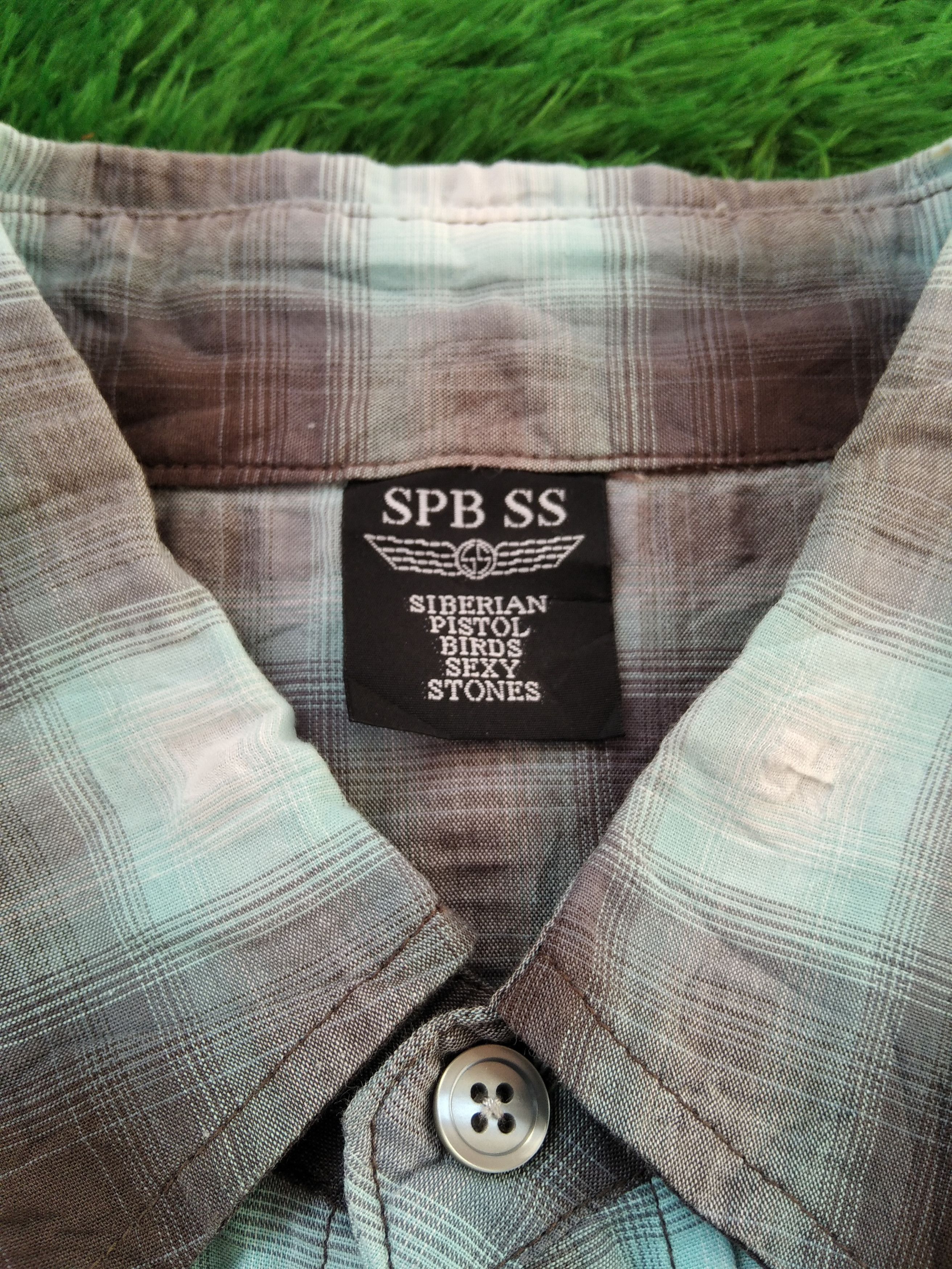 If Six Was Nine × Japanese Brand × Le Grande Bleu (L.G.B.) SPB SS SIBERIAN PISTOL BIRDS SEXY STONES By Kenichi Asai Size US L / EU 52-54 / 3 - 7 Thumbnail
