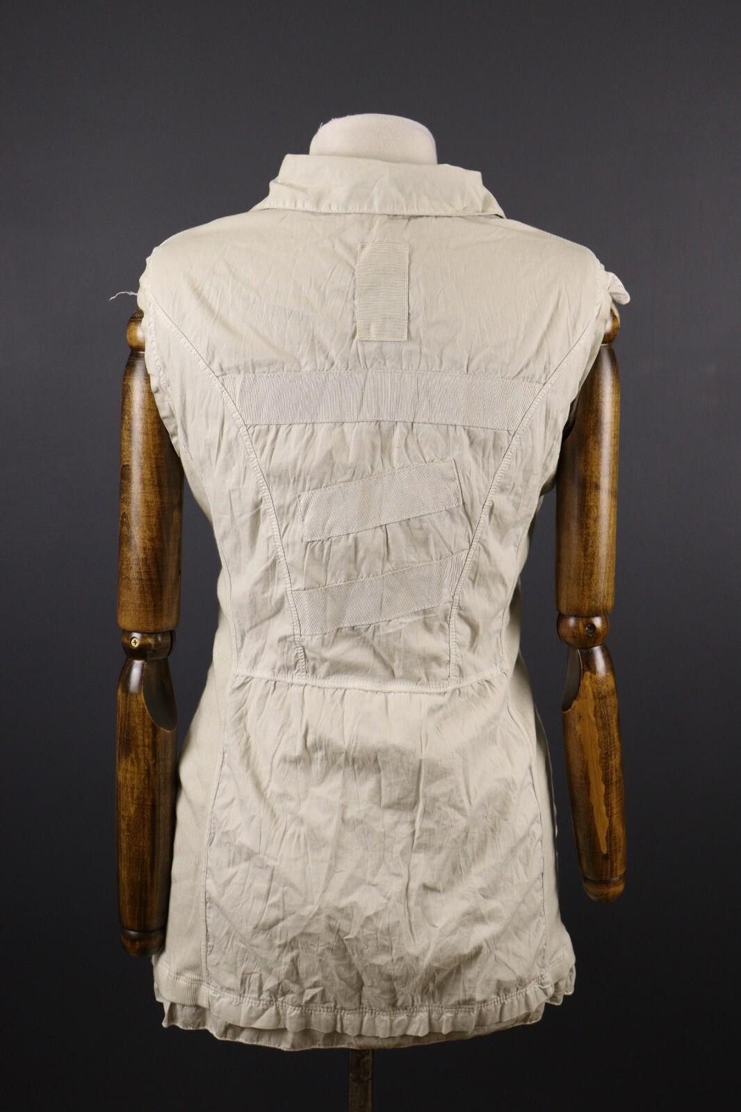 The Unbranded Brand Bottega by Elisa Cavaletti Ivory Lagenlook Tank Top Size L Size L / US 10 / IT 46 - 6 Thumbnail