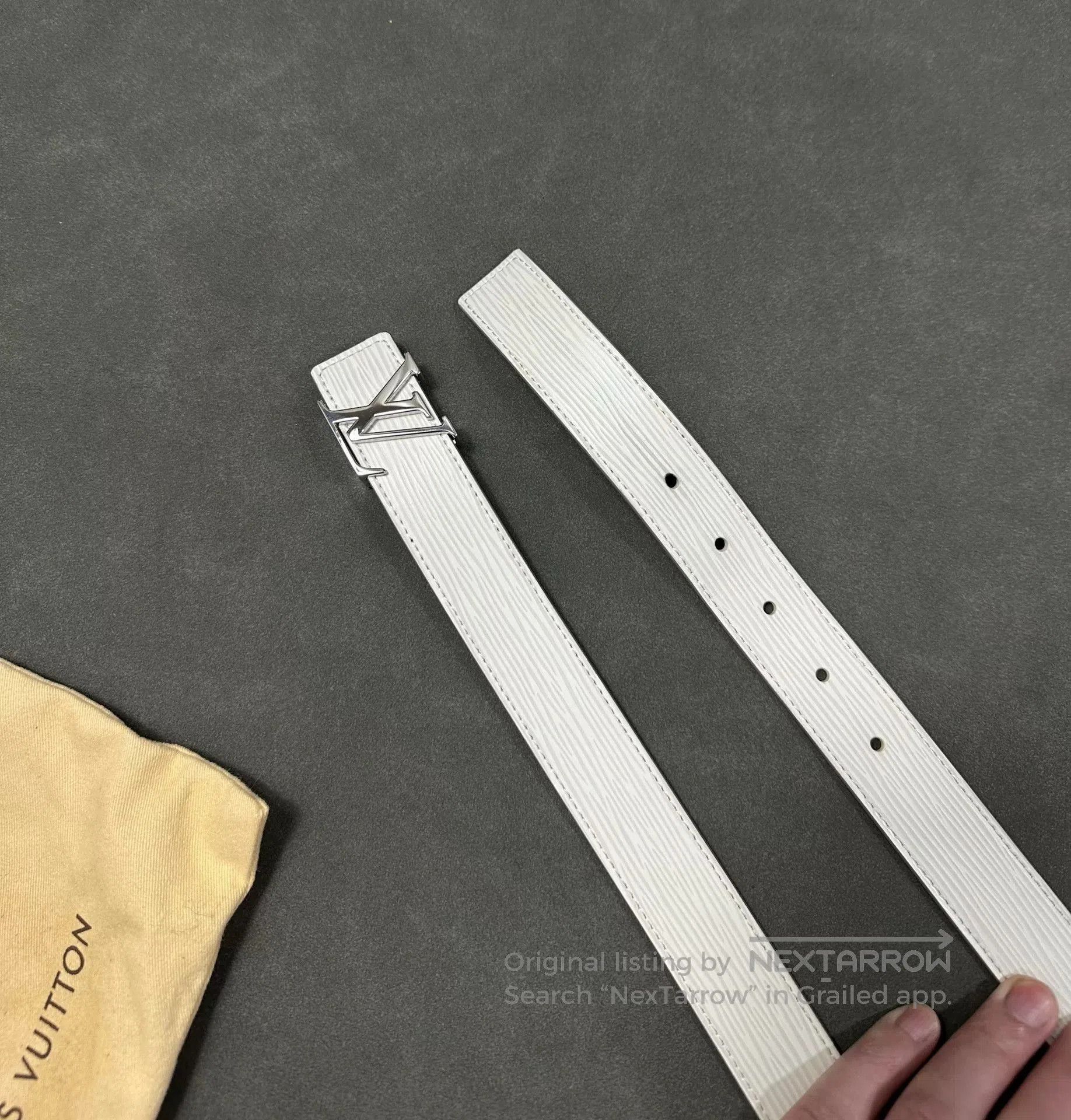 Louis Vuitton Louis Vuitton White Water Ripple Belt. Size ONE SIZE - 5 Thumbnail