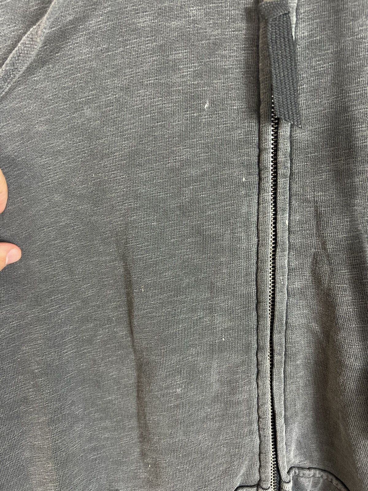 Allsaints Vintage Allsaints Distressed Zip Hoodie Faded Size US S / EU 44-46 / 1 - 7 Thumbnail