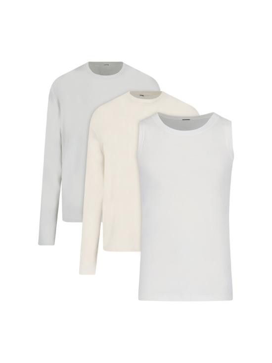 JIL SANDER Men T-Shirts J47FV0102 JTN356 961 White