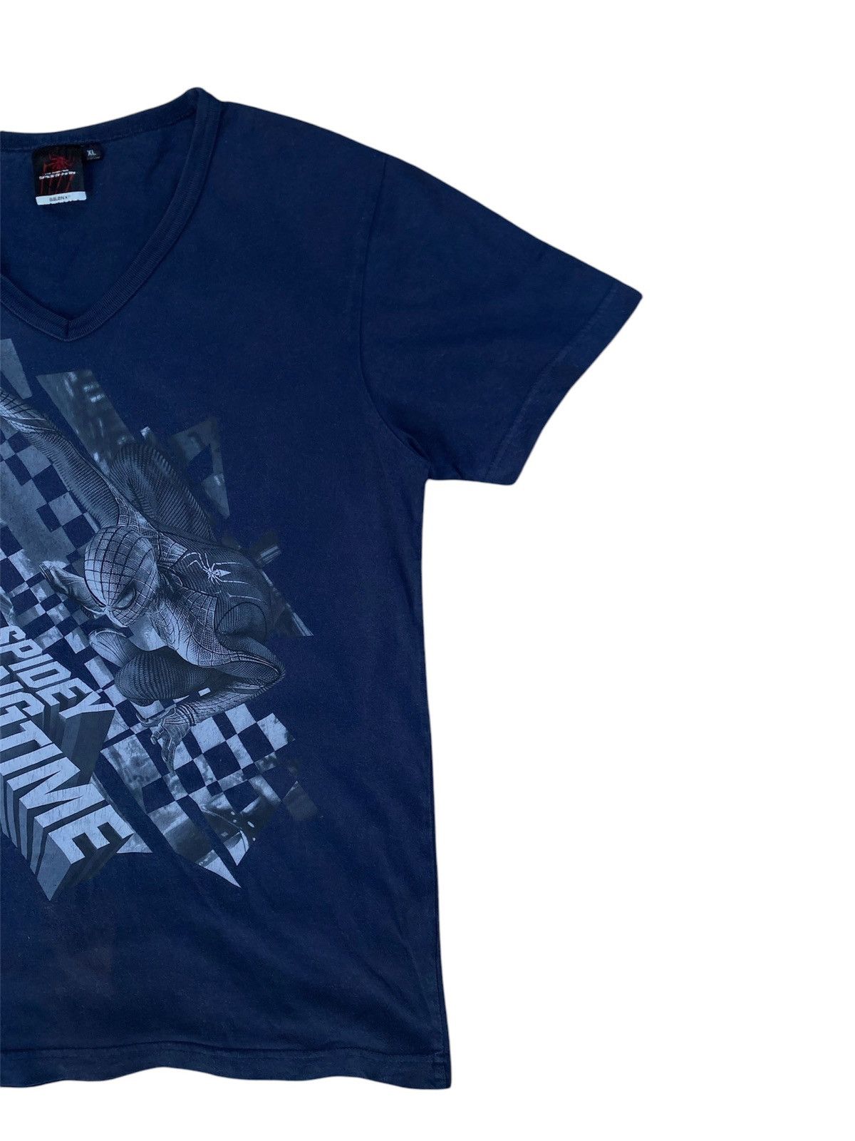 Cartoon Network × Vintage Spider-Man T-Shirt Big Logo Vintage 2012 Blue Size US XL / EU 56 / 4 - 3 Thumbnail