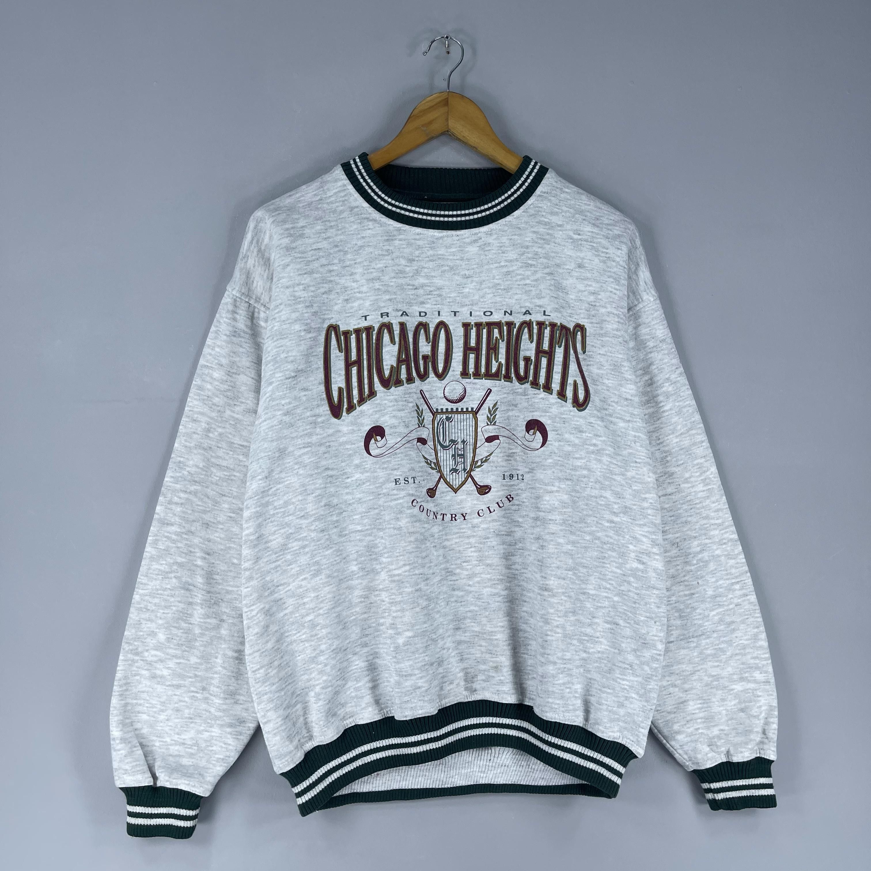 Vintage Vintage 90s CHICAGO HEIGHTS Country Club Sweatshirt Size US M / EU 48-50 / 2 - 3 Thumbnail
