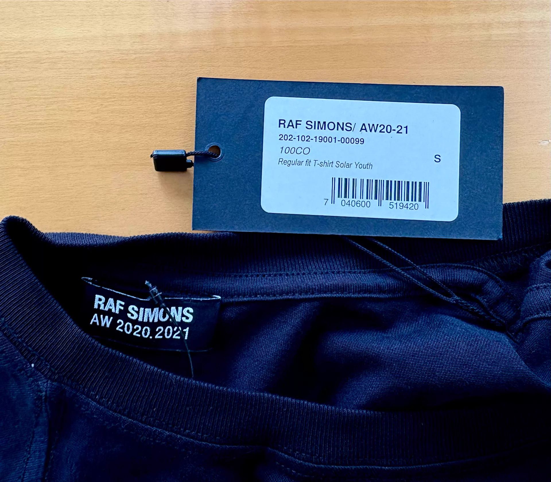 Raf Simons Raf Simons 20aw crew Solar Youth print short-sleeve S tee Size US S / EU 44-46 / 1 - 4 Thumbnail