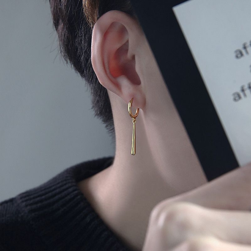Jewelry × Sterling Silver One pairs Vibe Earrings Gothic Punk Chrome Jewelry Spike Size ONE SIZE - 1 Thumbnail