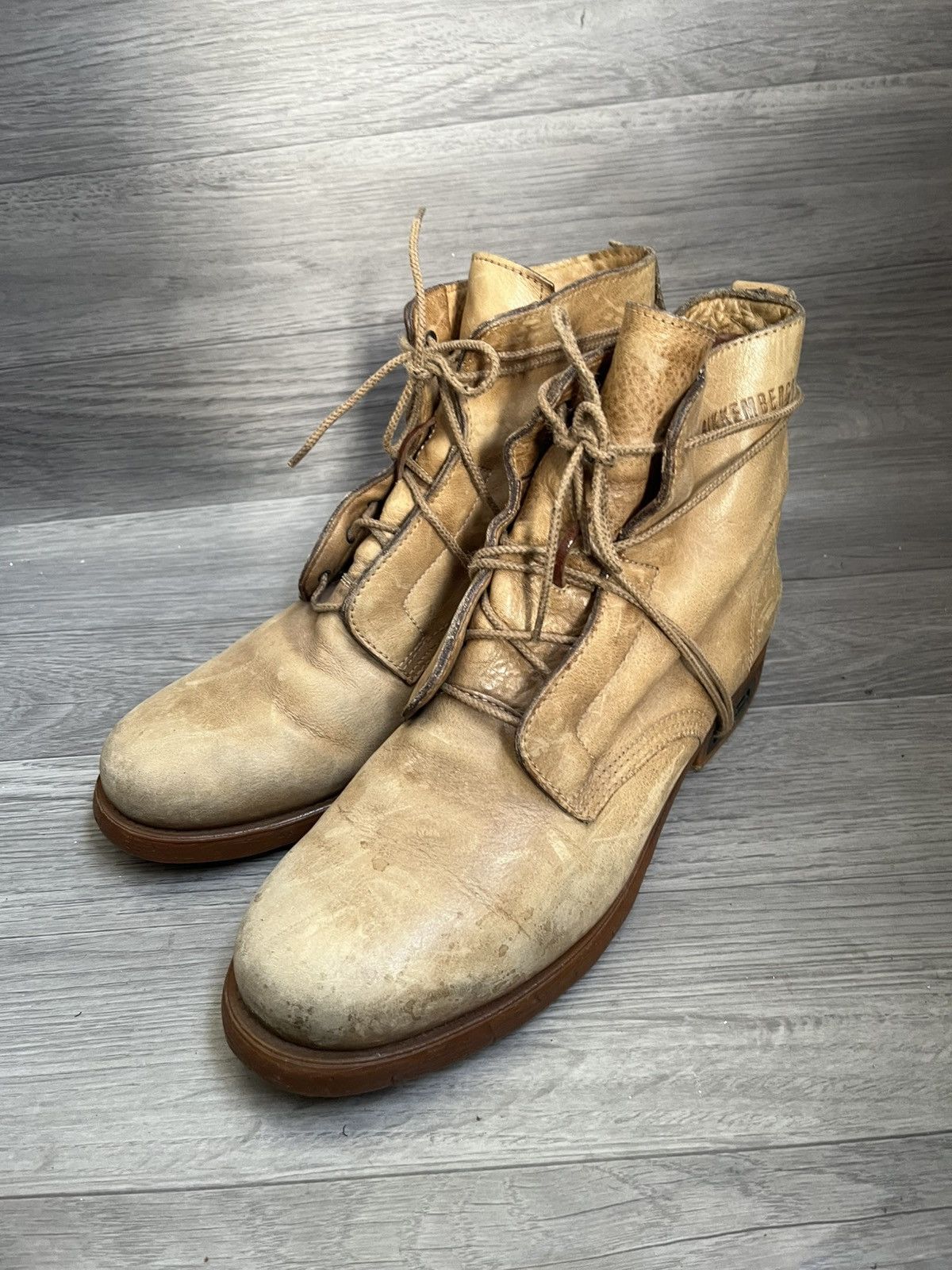 Dirk Bikkembergs Vintage Dirk bikkembergs beige boots sz 44 Size US 11 / EU 44 - 3 Thumbnail