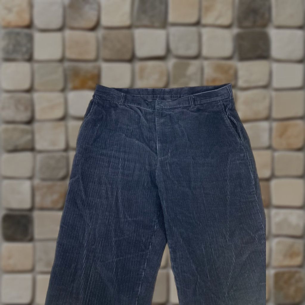 Jos. A. Bank Jos A Bank Chino Pants Mens 40x32 Blue Corduroy Cotton Straight Leg Pockets Size US 40 / EU 56 - 1 Thumbnail