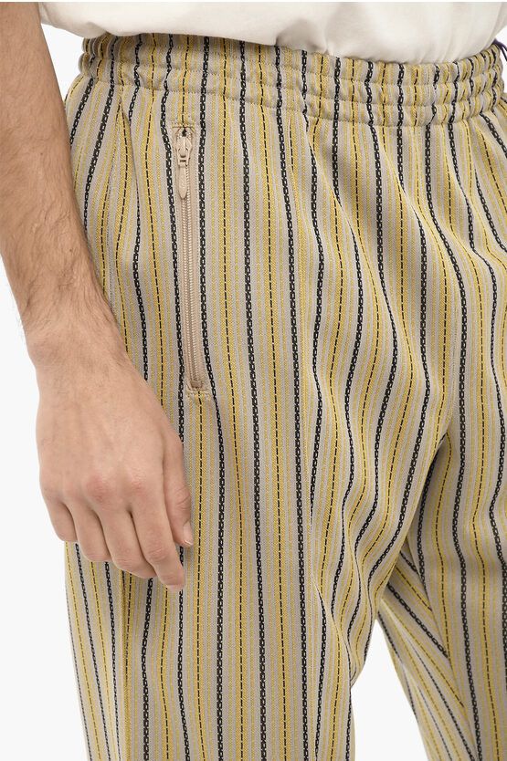 Needles og1mm0524 Striped Casual Pants in Beige Size US 34 / EU 50 - 2 Thumbnail