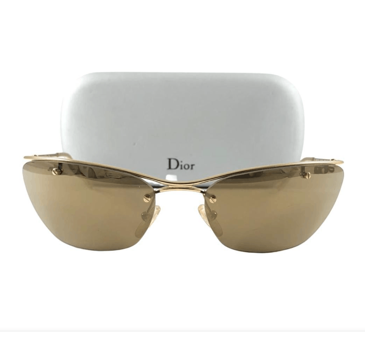 Dior DIOR Sunglasses Flash Rimless Frameless Shield Mask MA112 Size ONE SIZE - 2 Thumbnail