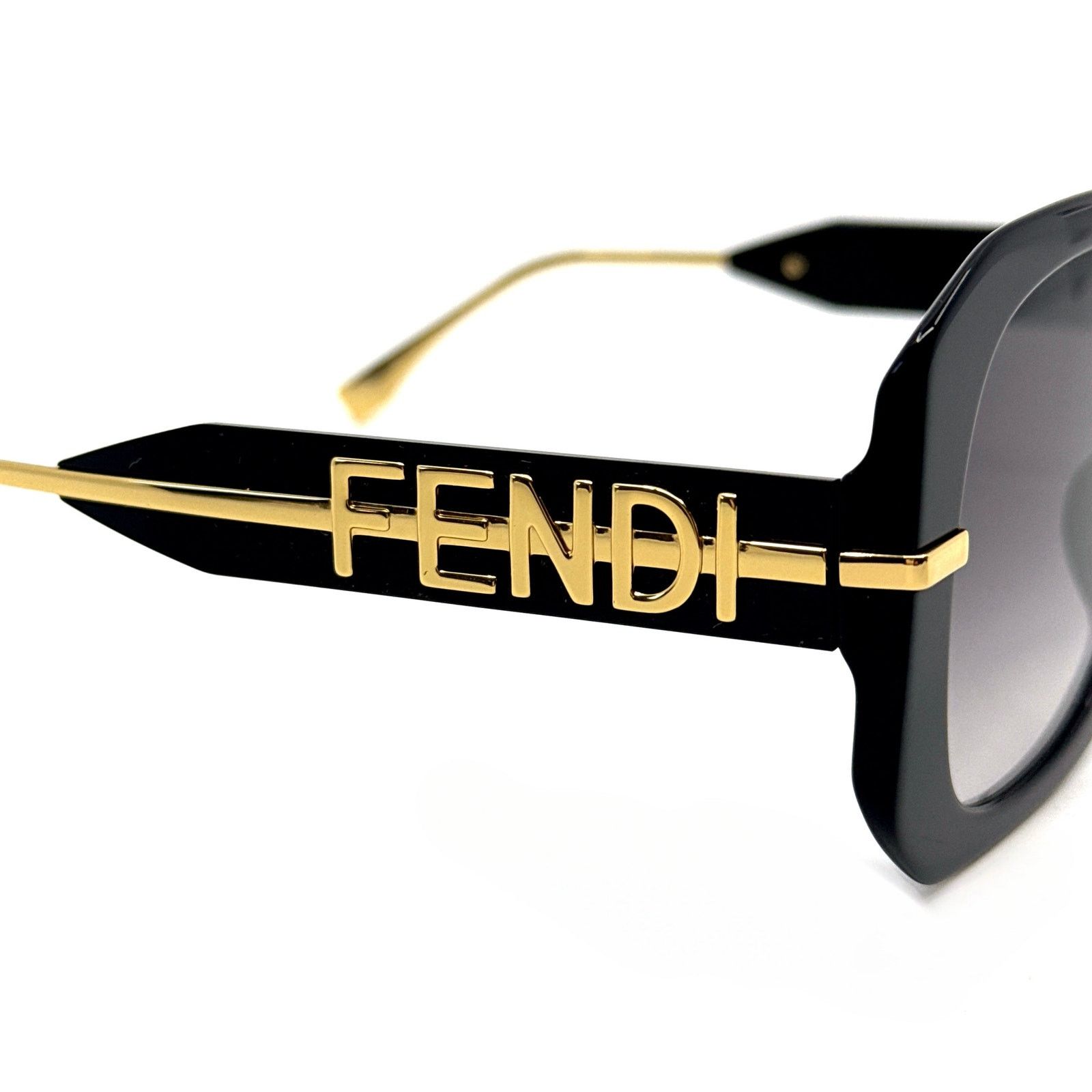 Fendi New, FENDI Sunglasses FE40065I 01B Authentic Size ONE SIZE - 6 Thumbnail