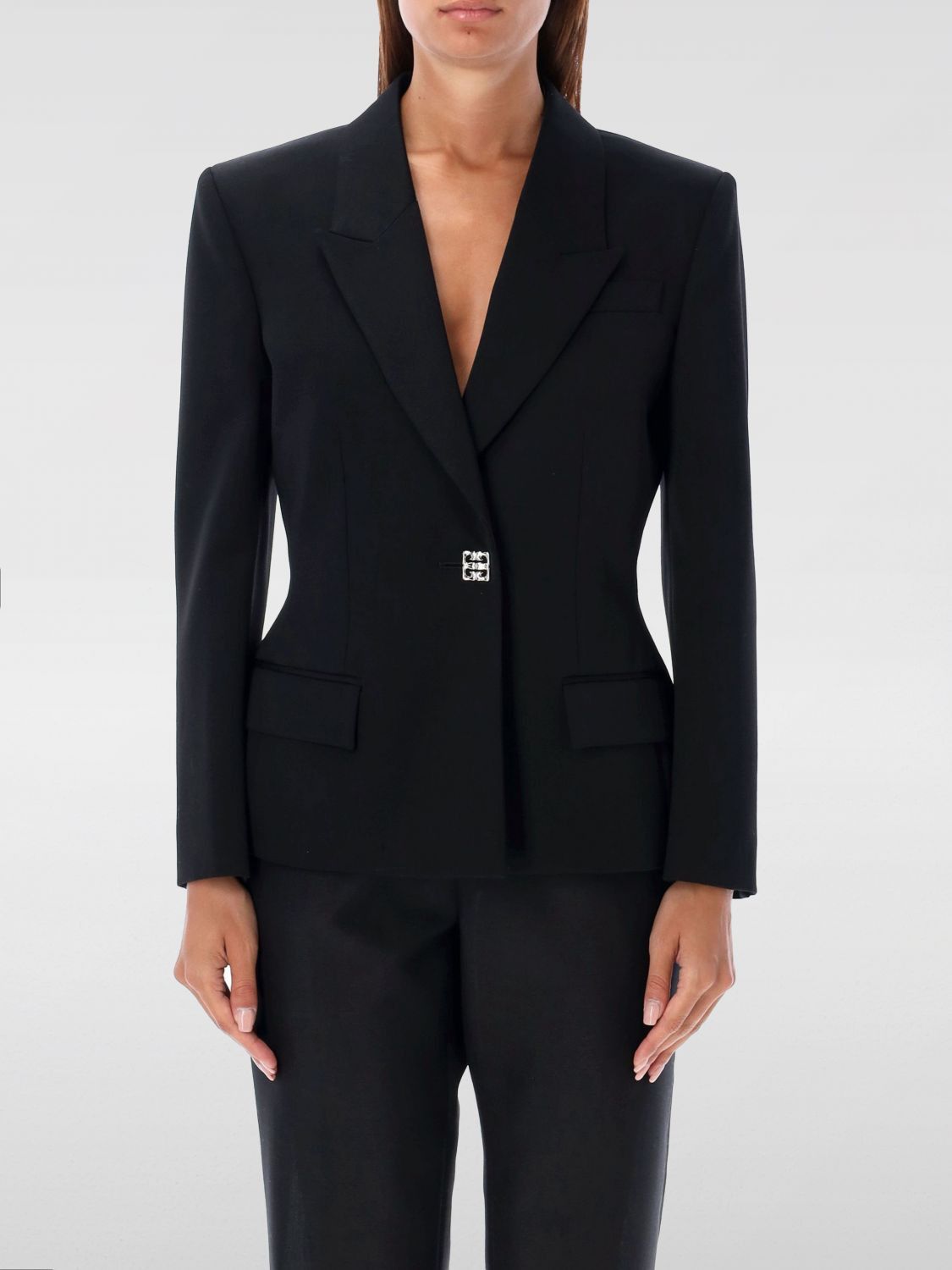 Givenchy Givenchy Jacket Woman Black Size S / US 4 / IT 40 - 1 Thumbnail