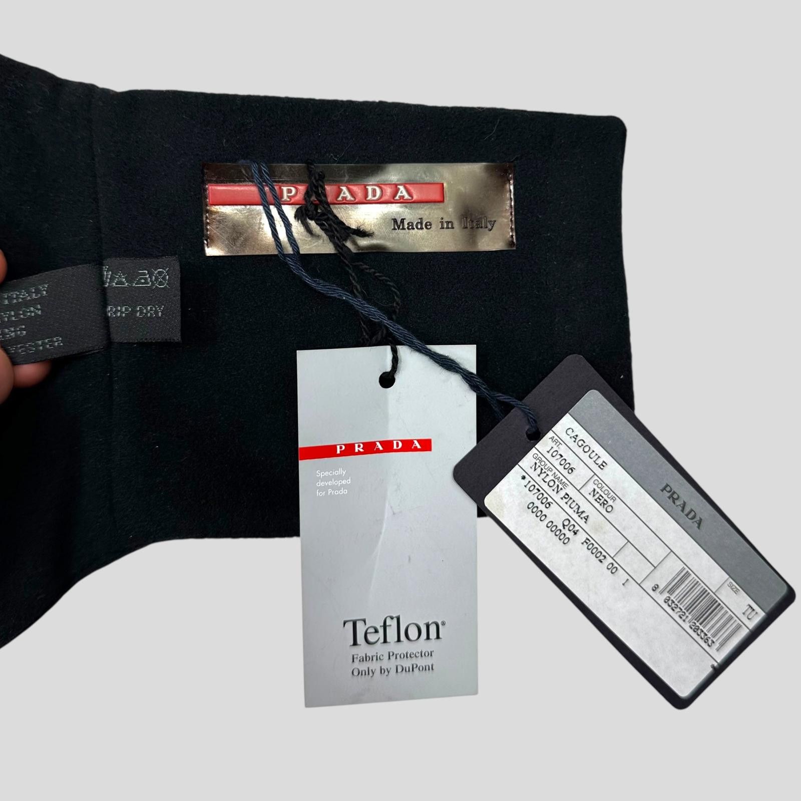 Prada Prada Sport FW98 Teflon Nylon Fleece Magnetic Neck Gaitor Size ONE SIZE - 5 Thumbnail