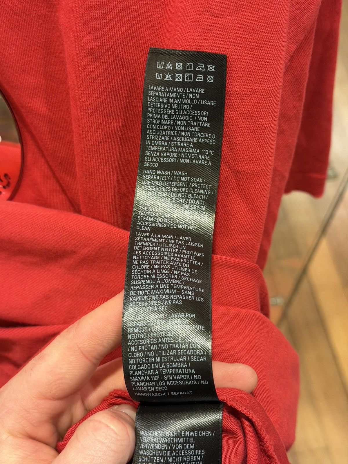 Balenciaga Balenciaga Valentines Tee - Red Size US L / EU 52-54 / 3 - 5 Thumbnail