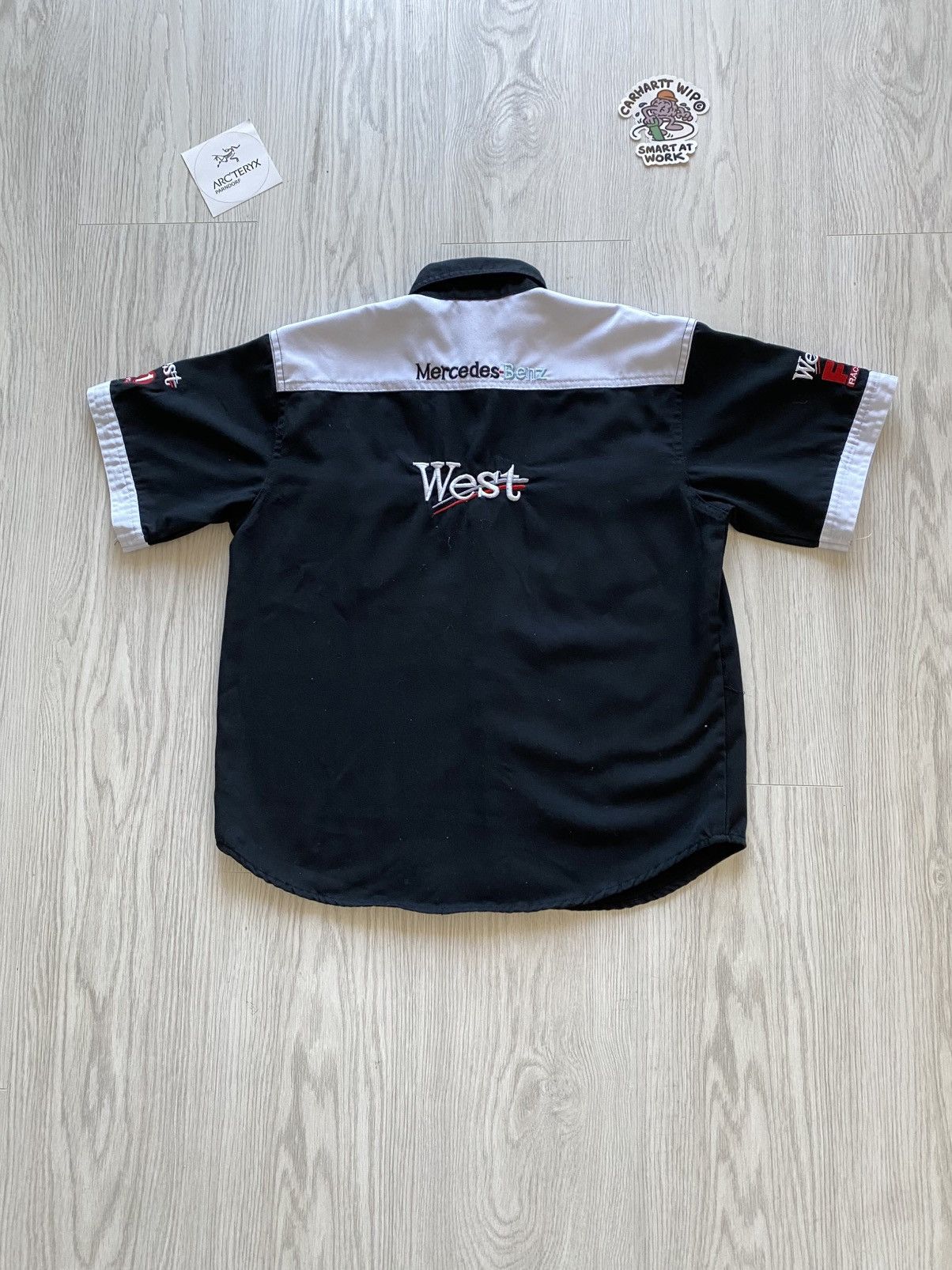 Mercedes-Benz × Vintage Mercedes Benz x West racing uniform button up shirt Size US S / EU 44-46 / 1 - 4 Thumbnail