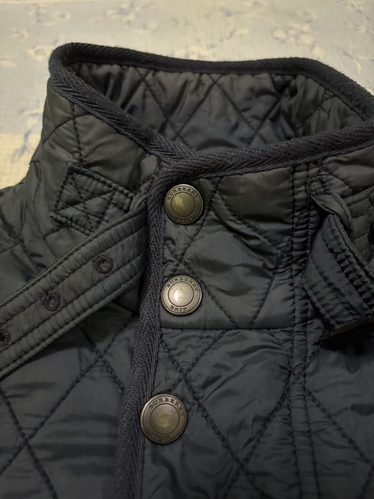 Burberry Burberry Brit Quilted Sun Faded Jacket Size US L / EU 52-54 / 3 - 16 Thumbnail