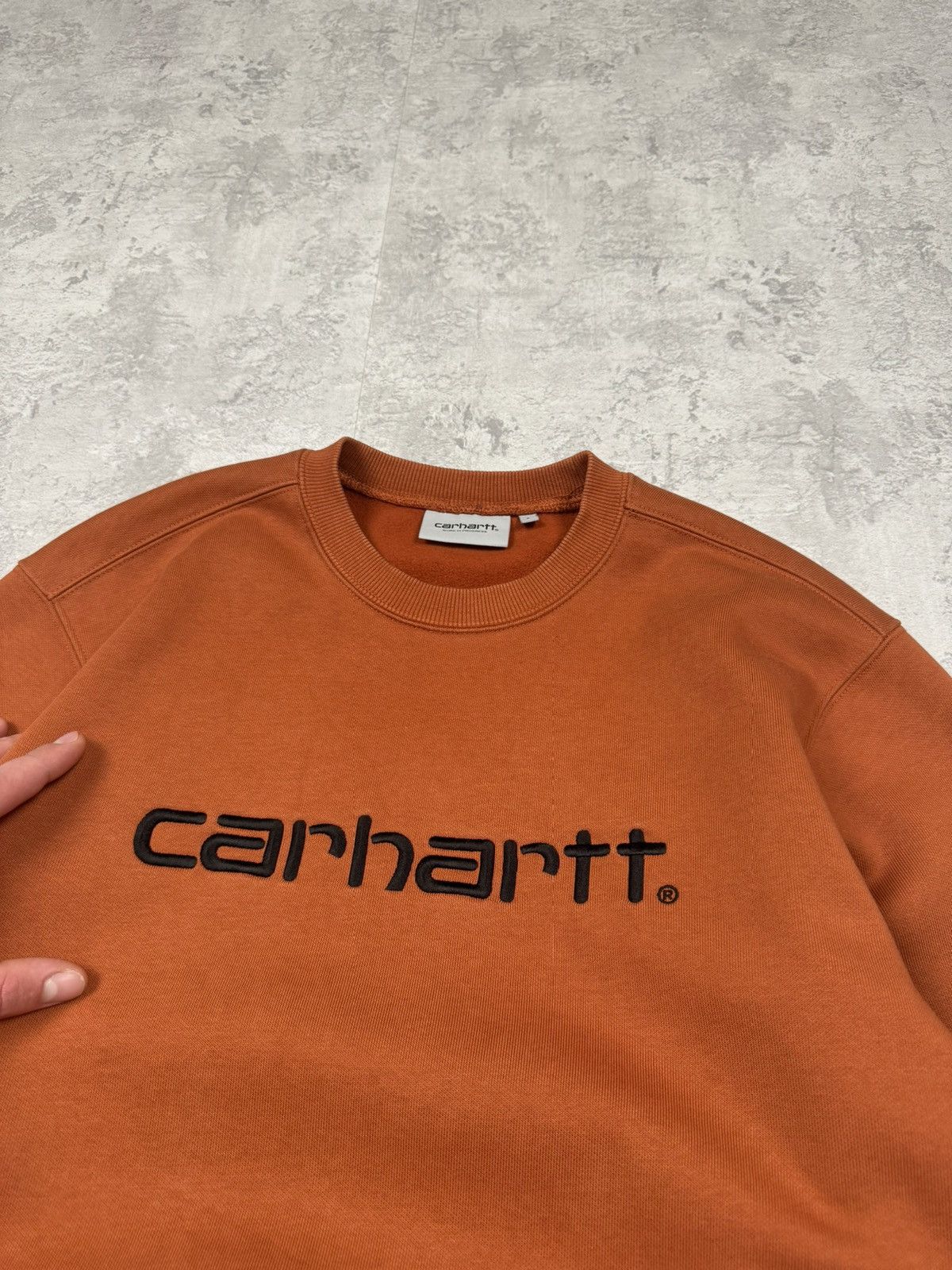Carhartt Carhartt WIP Sweatshirt Big Embroidered Logo Size S Size US S / EU 44-46 / 1 - 6 Thumbnail