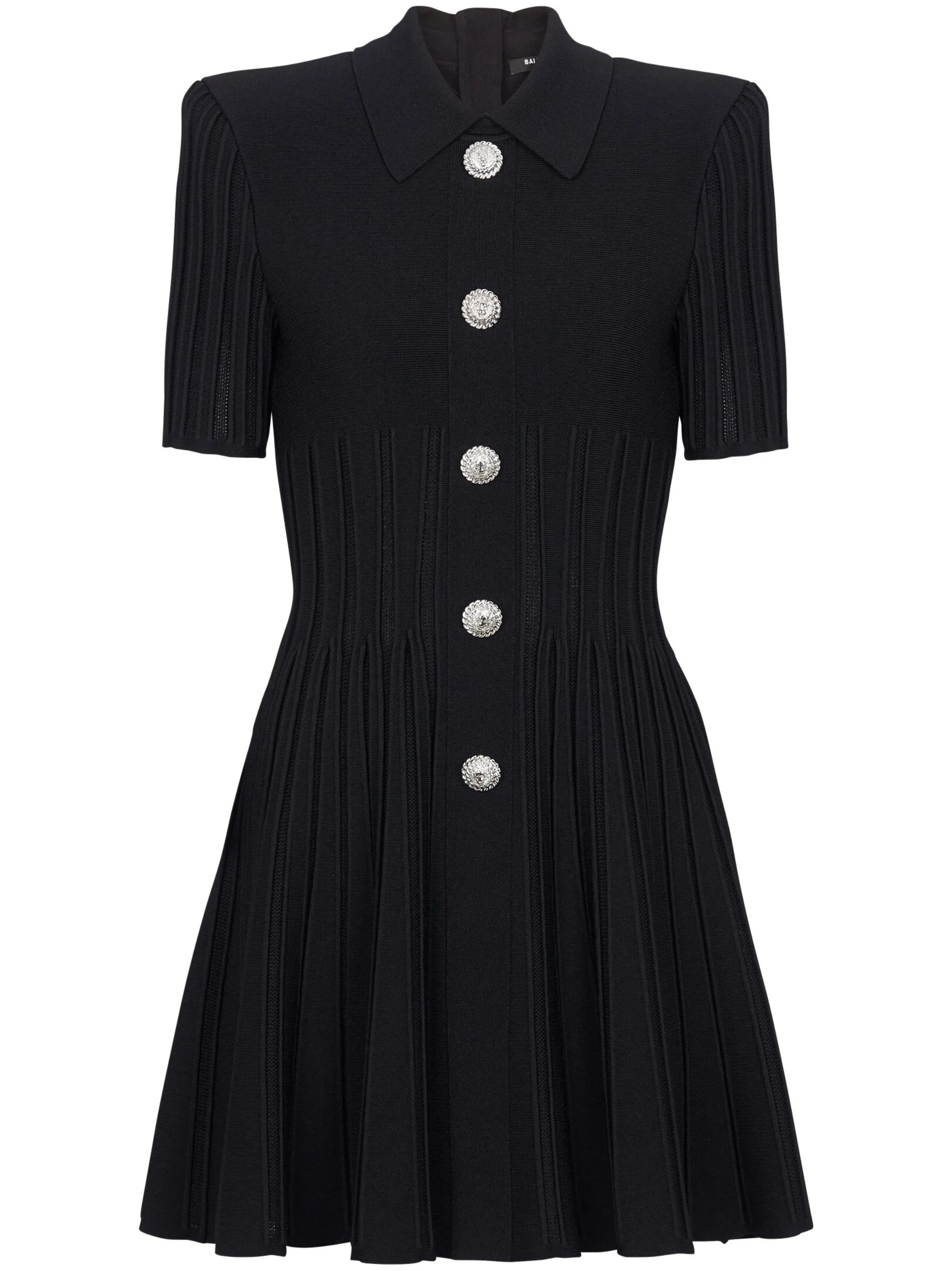 Balmain o1y0525 Mini Dress in Black Size M / US 6-8 / IT 42-44 - 1 Thumbnail