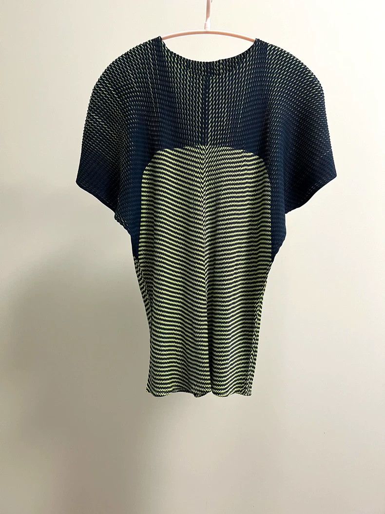 Issey Miyake Issey Miyake size:2 Multicolored pleated top Size XS / US 0-2 / IT 36-38 - 1 Thumbnail