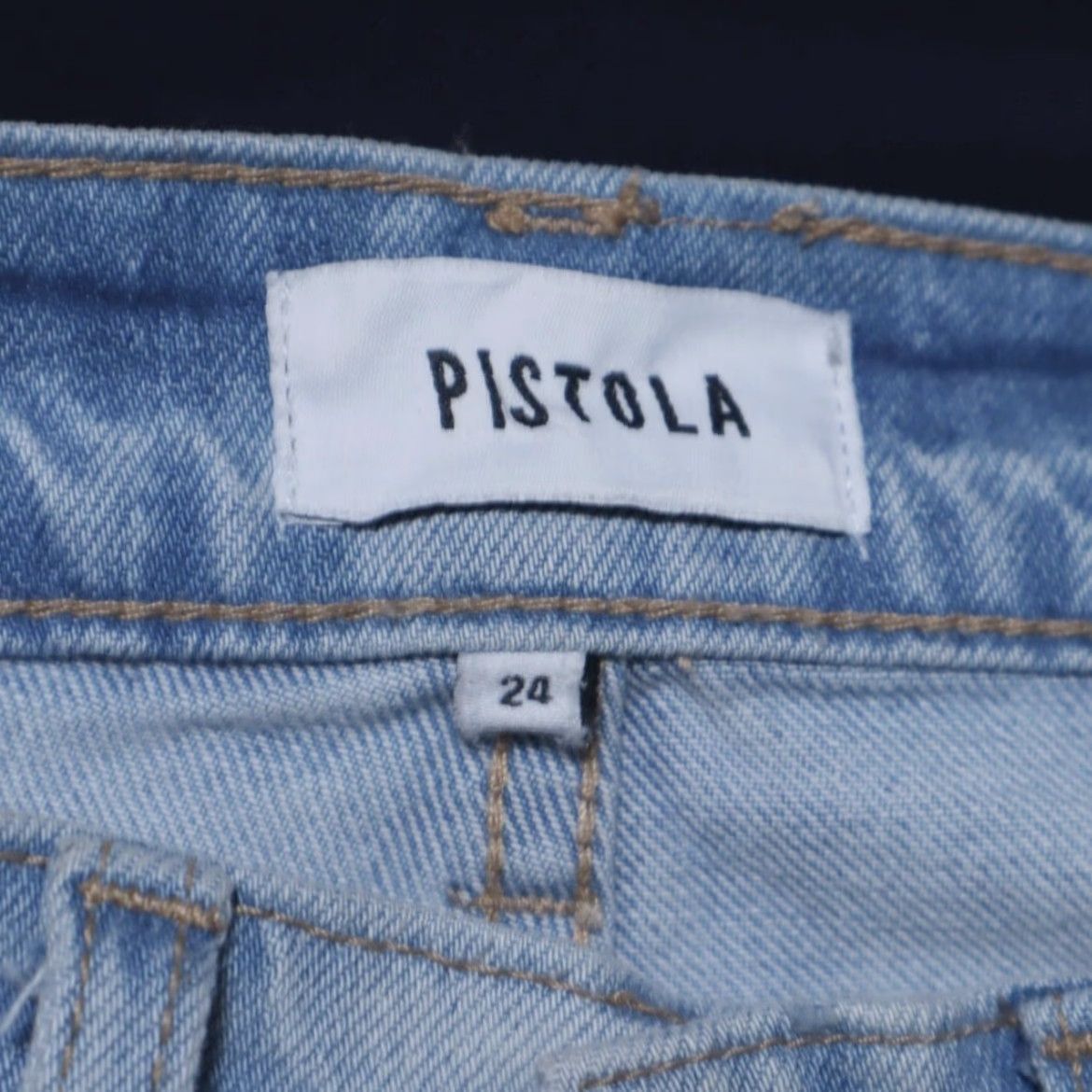 Pistola Pistola Nico HR Mom Distressed Cotton Denim Jeans Pants Blue Women's 24 Jeans Pant Shirt? Size 42" / US 20 - 5 Thumbnail