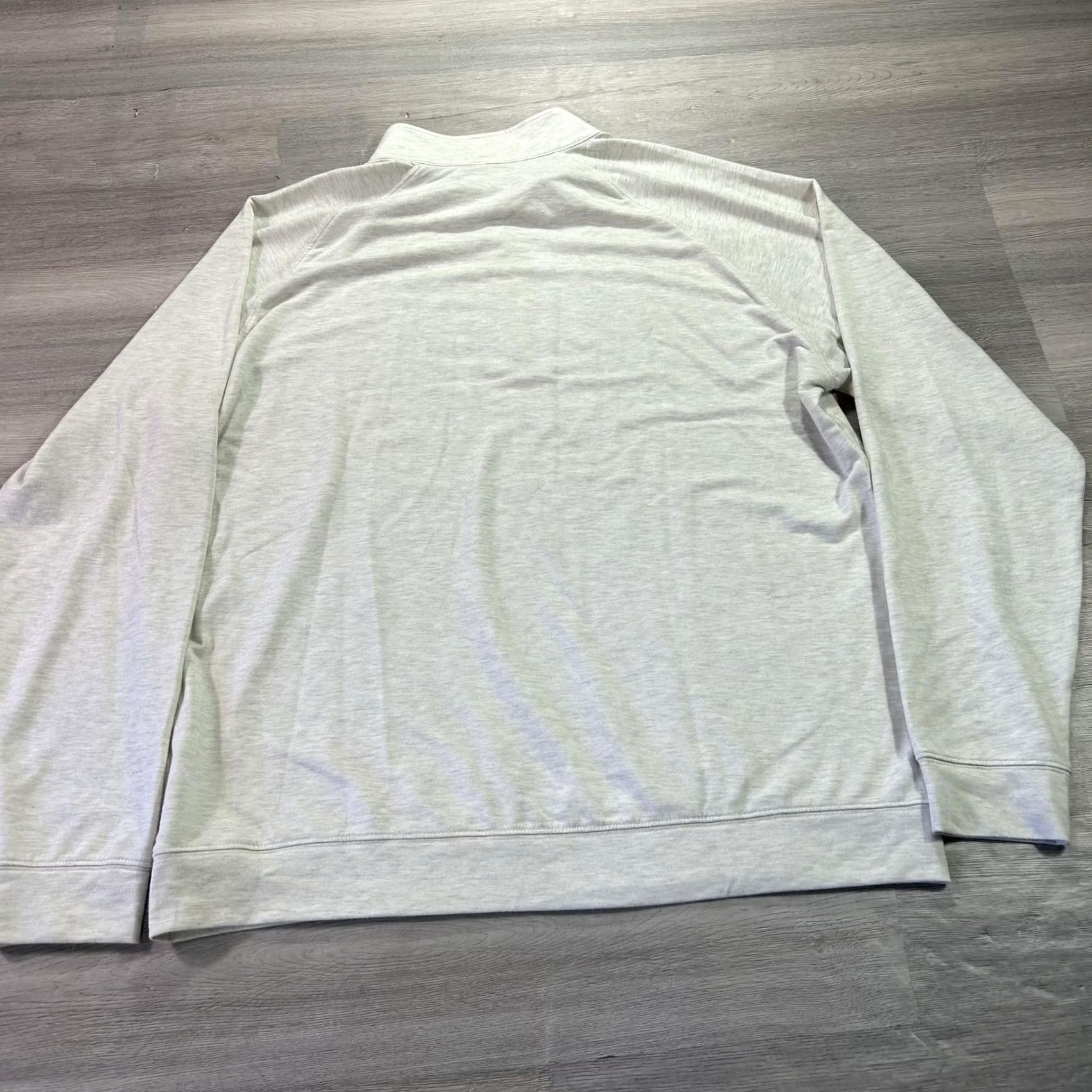 Vintage Turtleson Pullover Mens XL Gray 1/4 Zip Long Sleeve Golf Stretch Top Performance Size US XL / EU 56 / 4 - 2 Thumbnail