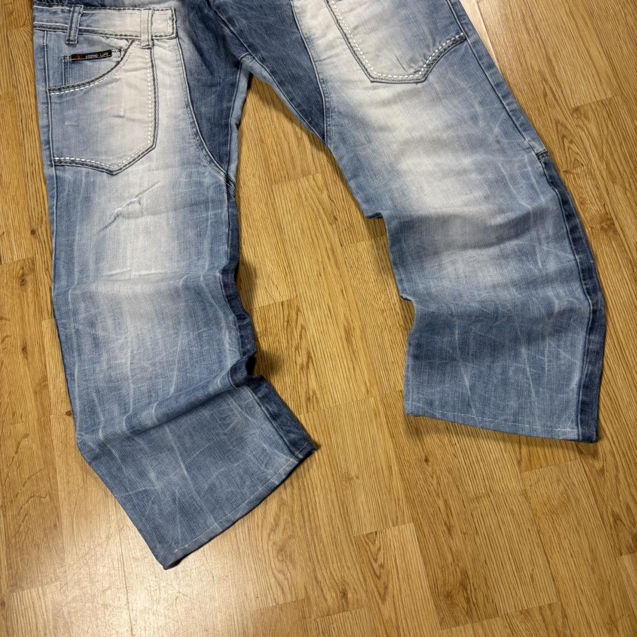 Japanese Brand Vintage y2k 90s Japanese style patchwork denim Size US 36 / EU 52 - 4 Thumbnail