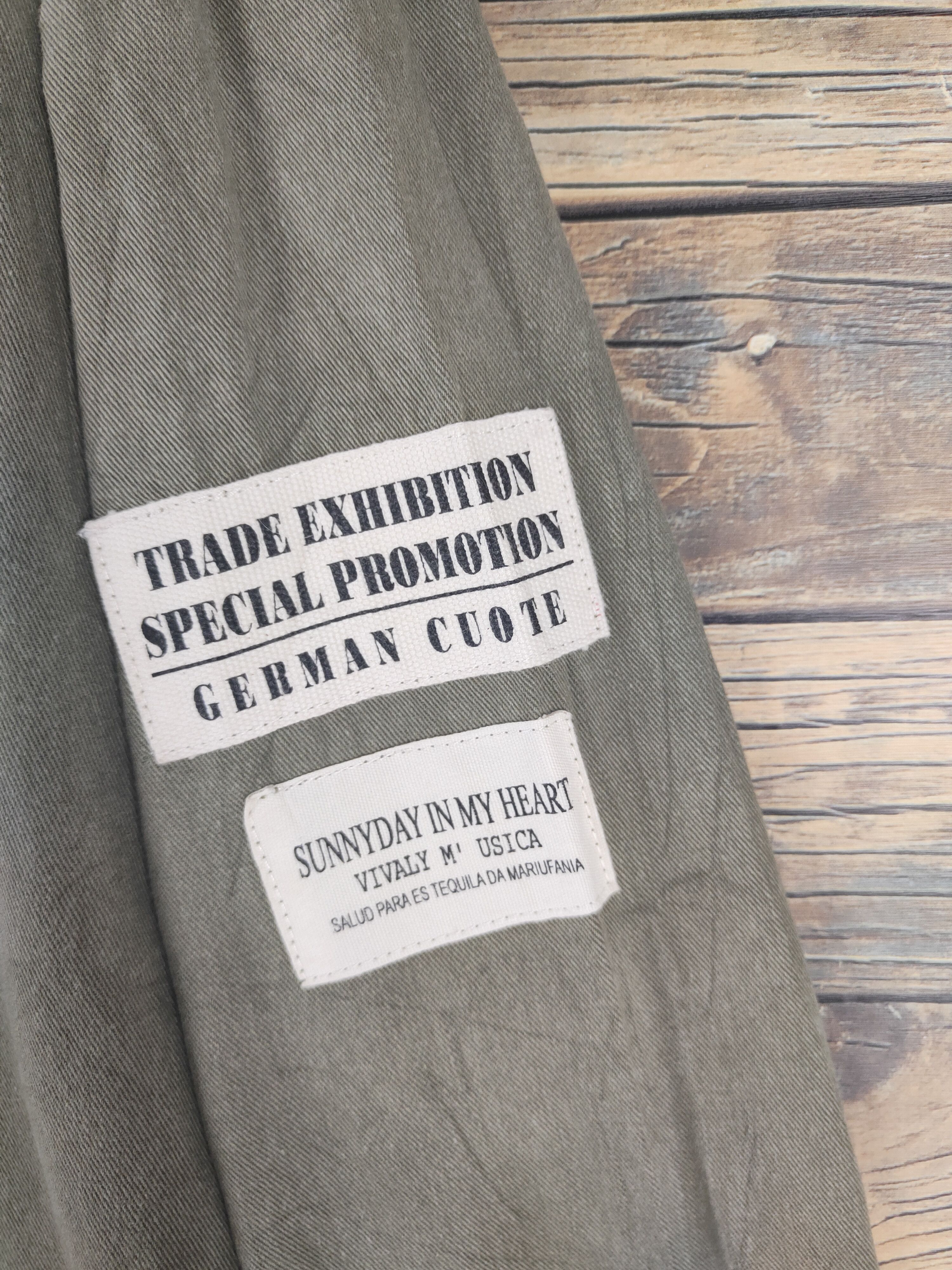 Japanese Brand × Vintage Vintage Langrit Olive Faded Hoodie Jackets Size US L / EU 52-54 / 3 - 6 Thumbnail