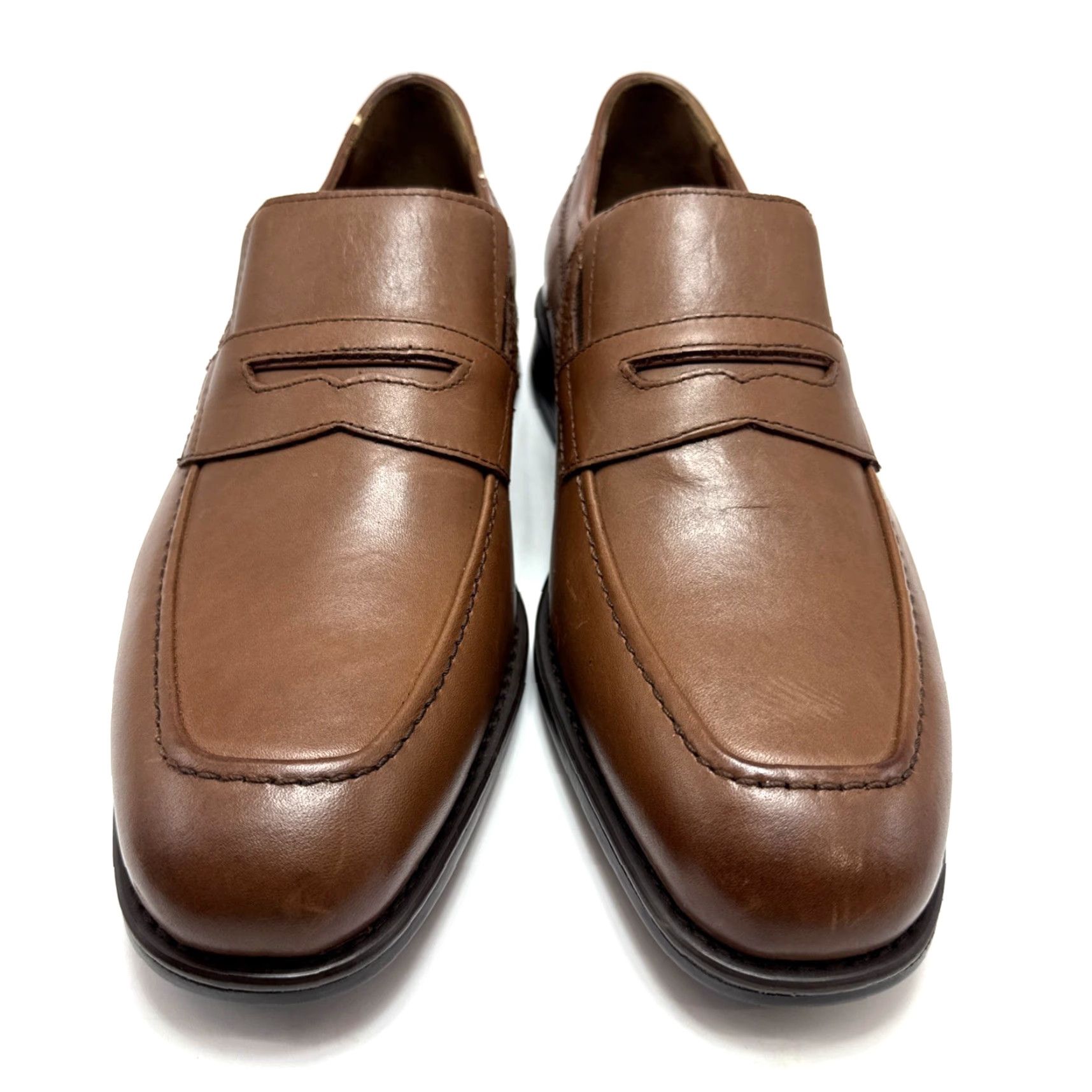 Johnston & Murphy Johnston & Murphy XC4 Maddox Penny Loafer Brown Leather Mens Size 8 M Slip On Dress Shoes Classic 20th Century? Size US 8 / EU 41 - 3 Thumbnail