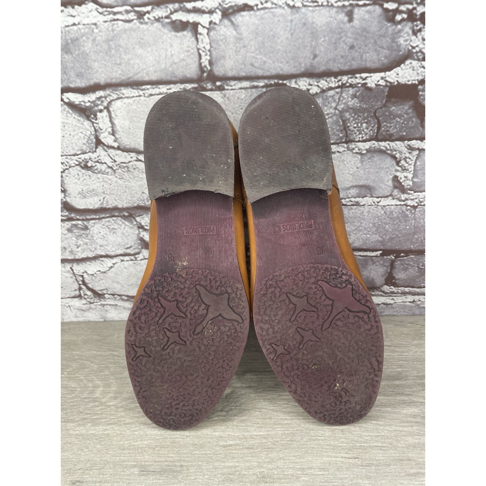 Other Pikolinos Brown Leather Lace Up Plain Oxfords Shoes Women Sz Size US 7.5 / IT 37.5 - 17 Thumbnail