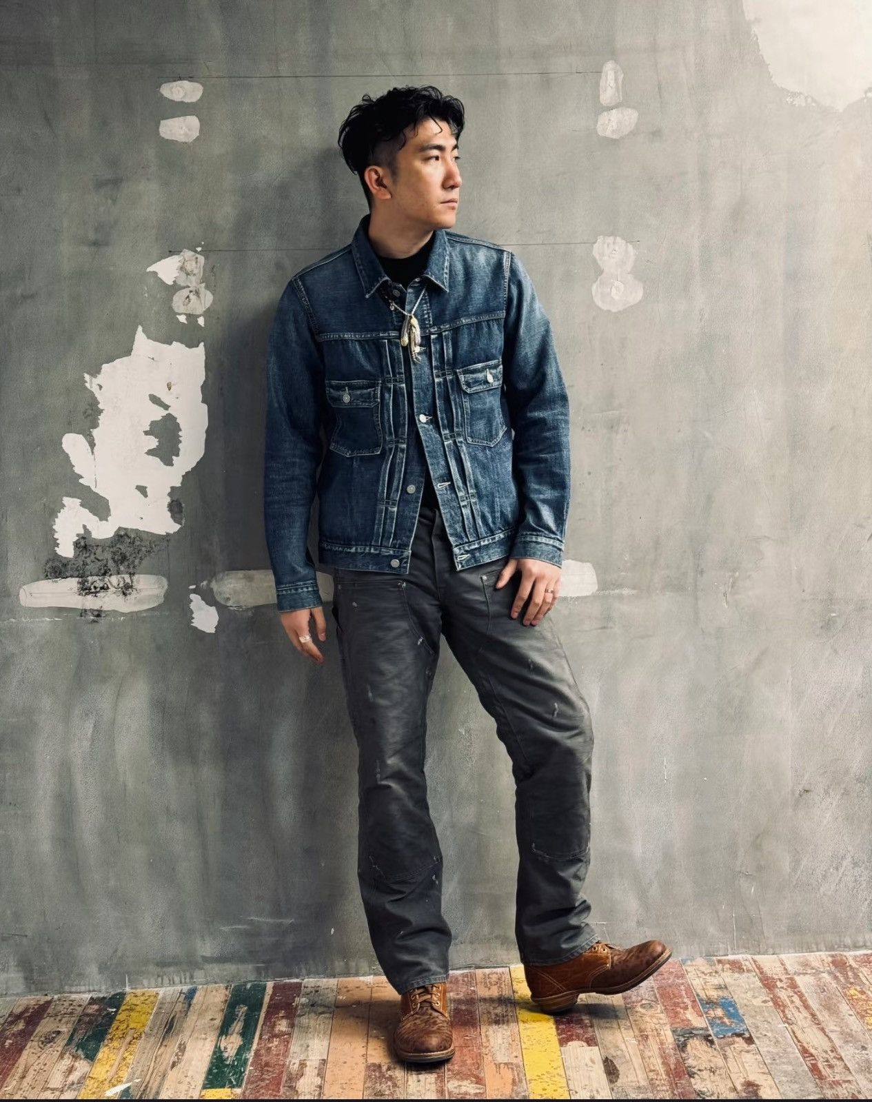 Visvim Visvim 18ss 101 Jkt Dmgd，size 4 Size US XL / EU 56 / 4 - 3 Thumbnail