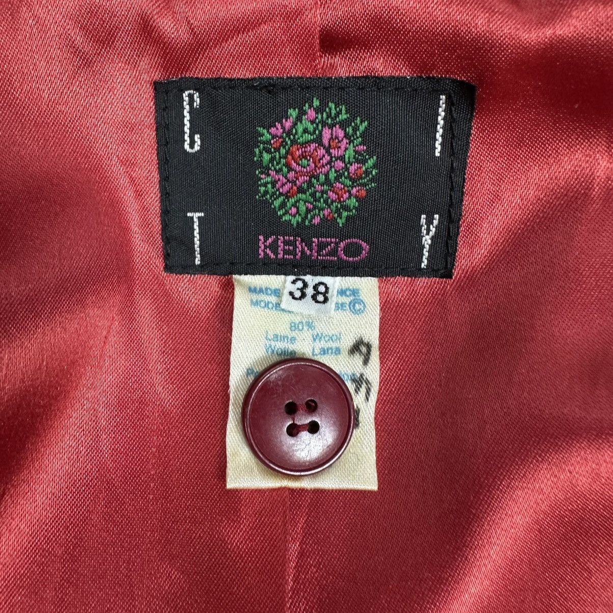 Kenzo KENZO FRANCE FUR COLLAR WOOL JACKET Size S / US 4 / IT 40 - 8 Thumbnail