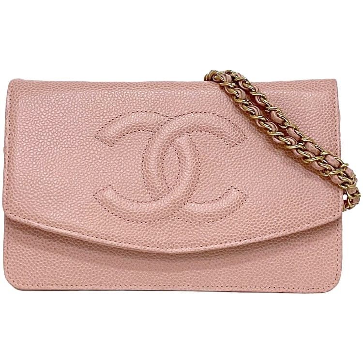 Chanel CHANEL Pink Leather Size ONE SIZE - 1 Thumbnail