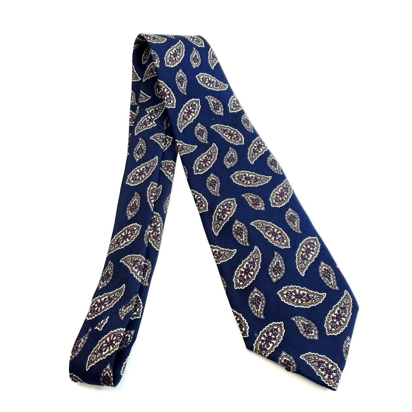 Robert Talbott Robert Talbott Carmel Valley Blue Paisley Print Silk Tie Size ONE SIZE - 7 Thumbnail