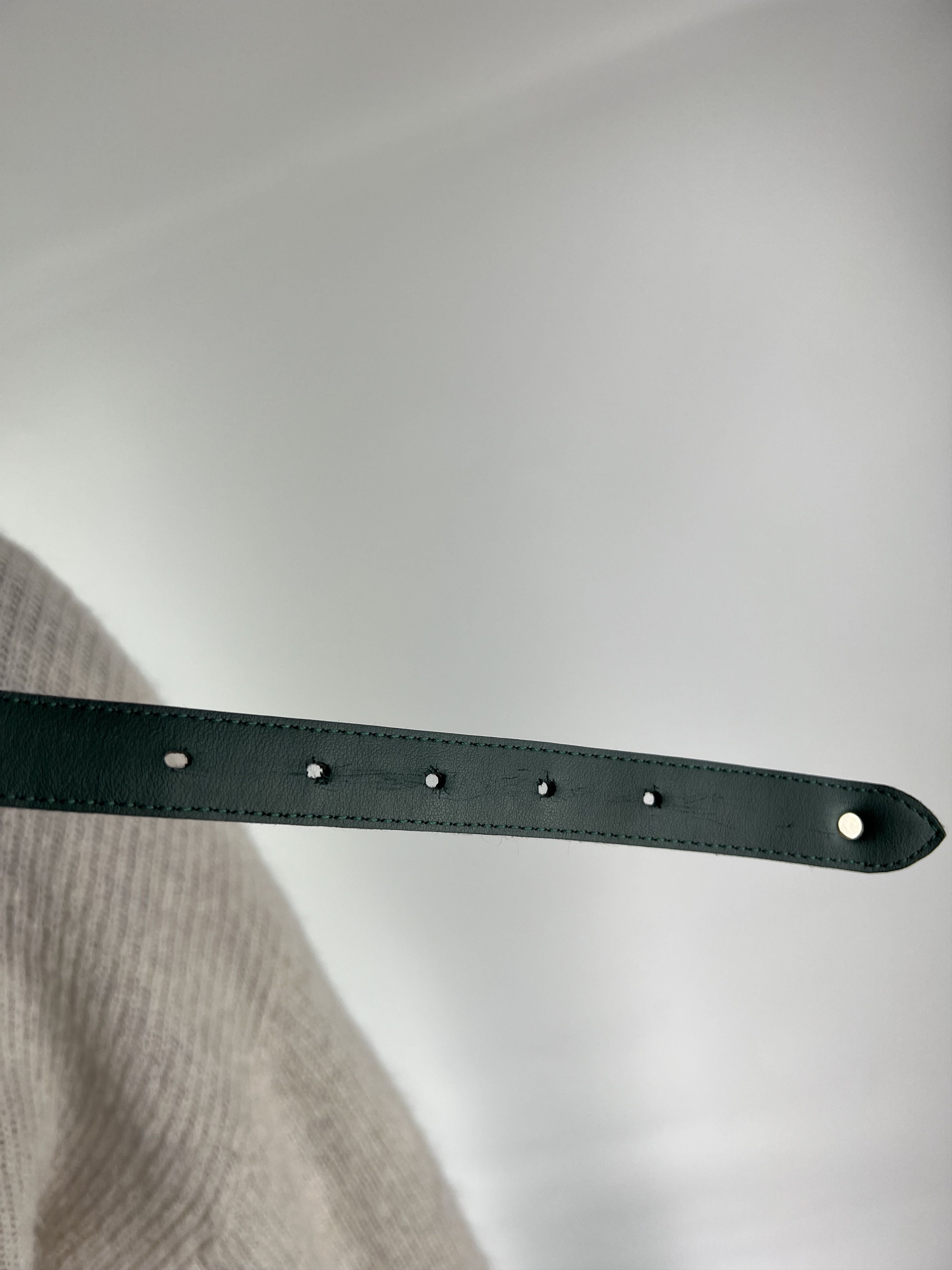 Lacoste × Vintage Vtg Lacoste Black Leather Belt Size 75/30 Size ONE SIZE - 4 Thumbnail