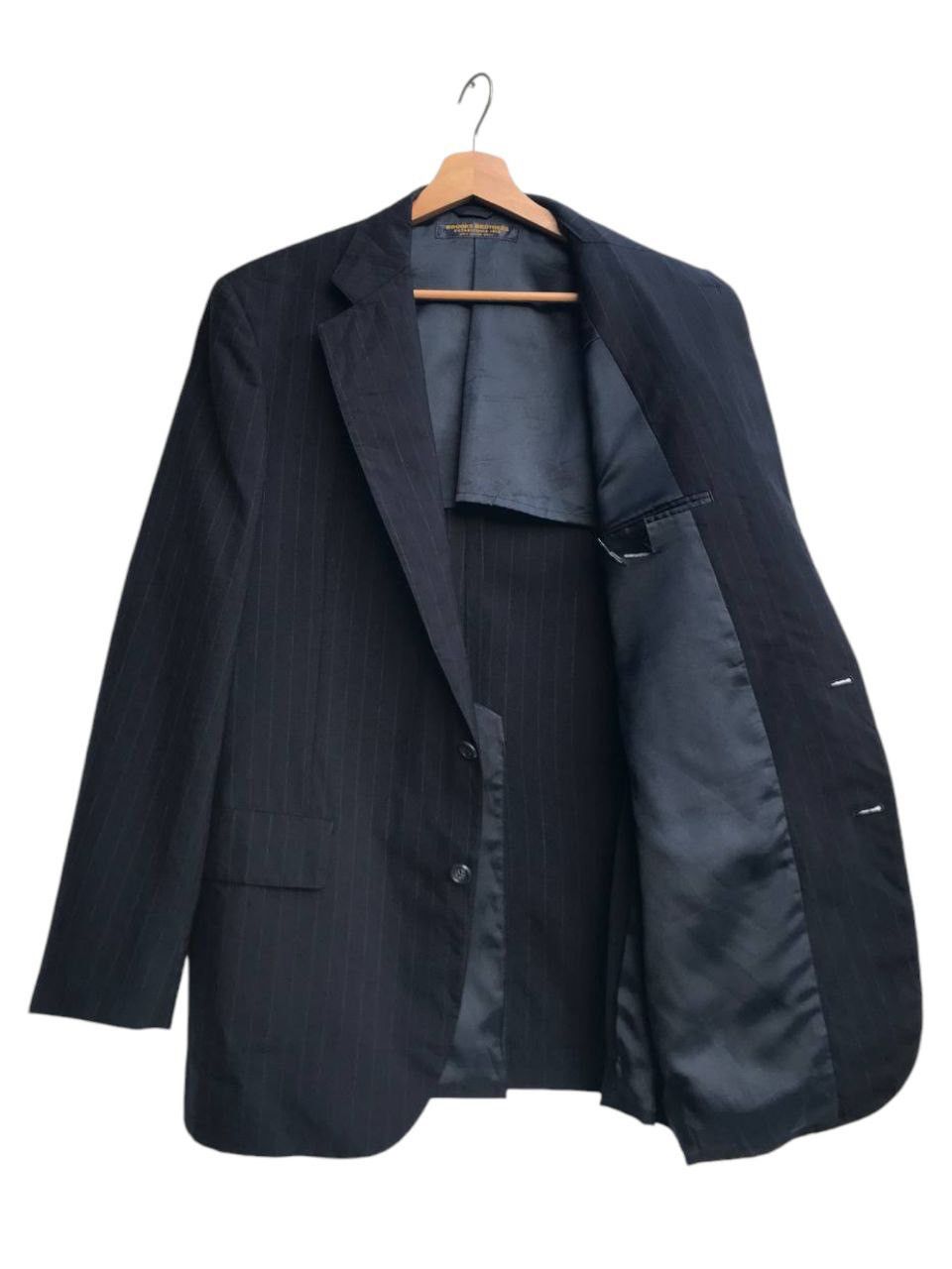 Brooks Brothers Brooks Brothers Striped Wool Blazer Size US L / EU 52-54 / 3 - 3 Thumbnail