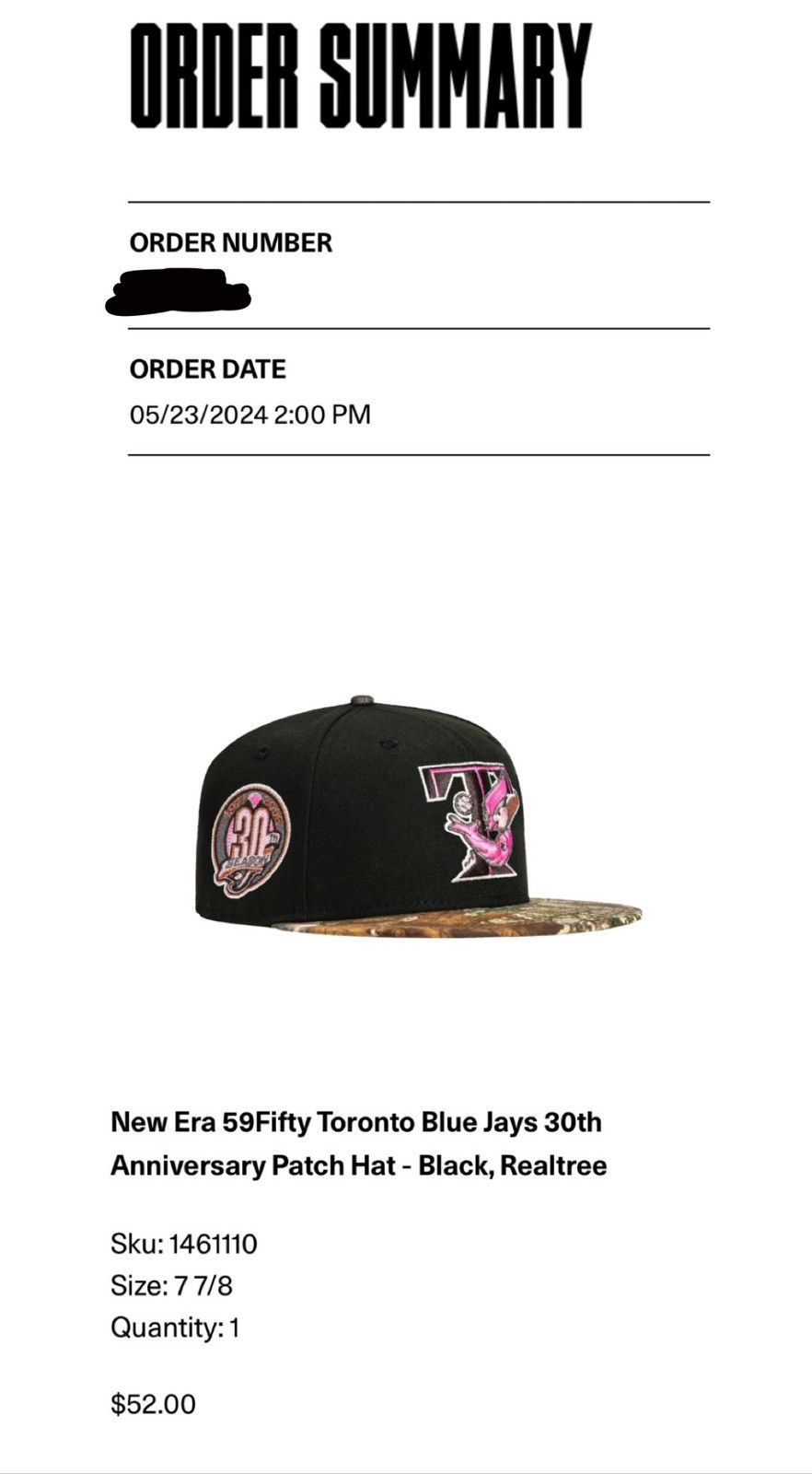 Hat Club × MyFitteds × New Era 7 7/8 Hat Club Realtree Pink Bottom Toronto Blue Jays Size ONE SIZE - 10 Thumbnail