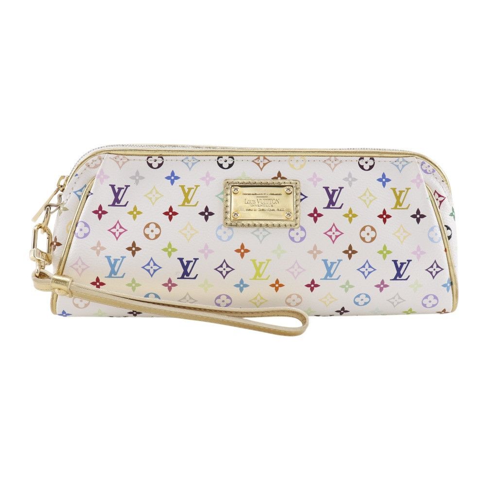 Louis Vuitton Louis Vuitton Louis Vuitton Kate Monogram Multicolor clutch bag Textile Clutch Bag M55212 DUTY FREE for USA Size ONE SIZE - 1 Thumbnail