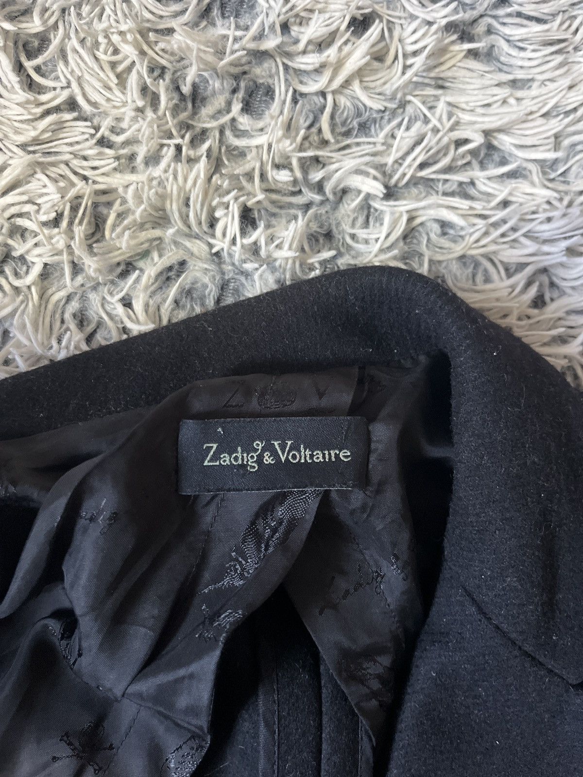 Zadig & Voltaire Zadig & Voltaire “Moon” Wool Double-Breasted Coat Size S / US 4 / IT 40 - 3 Thumbnail
