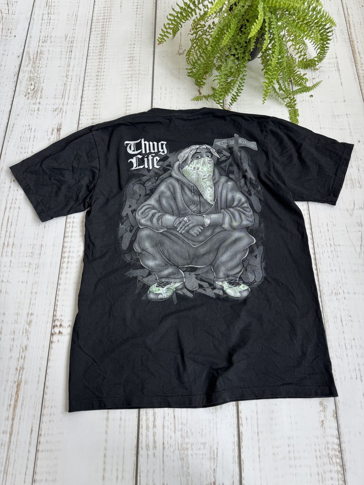 Vintage Thug Life Gangsta Rap Hip Hop T-Shirt Size US M / EU 48-50 / 2 - 5 Thumbnail