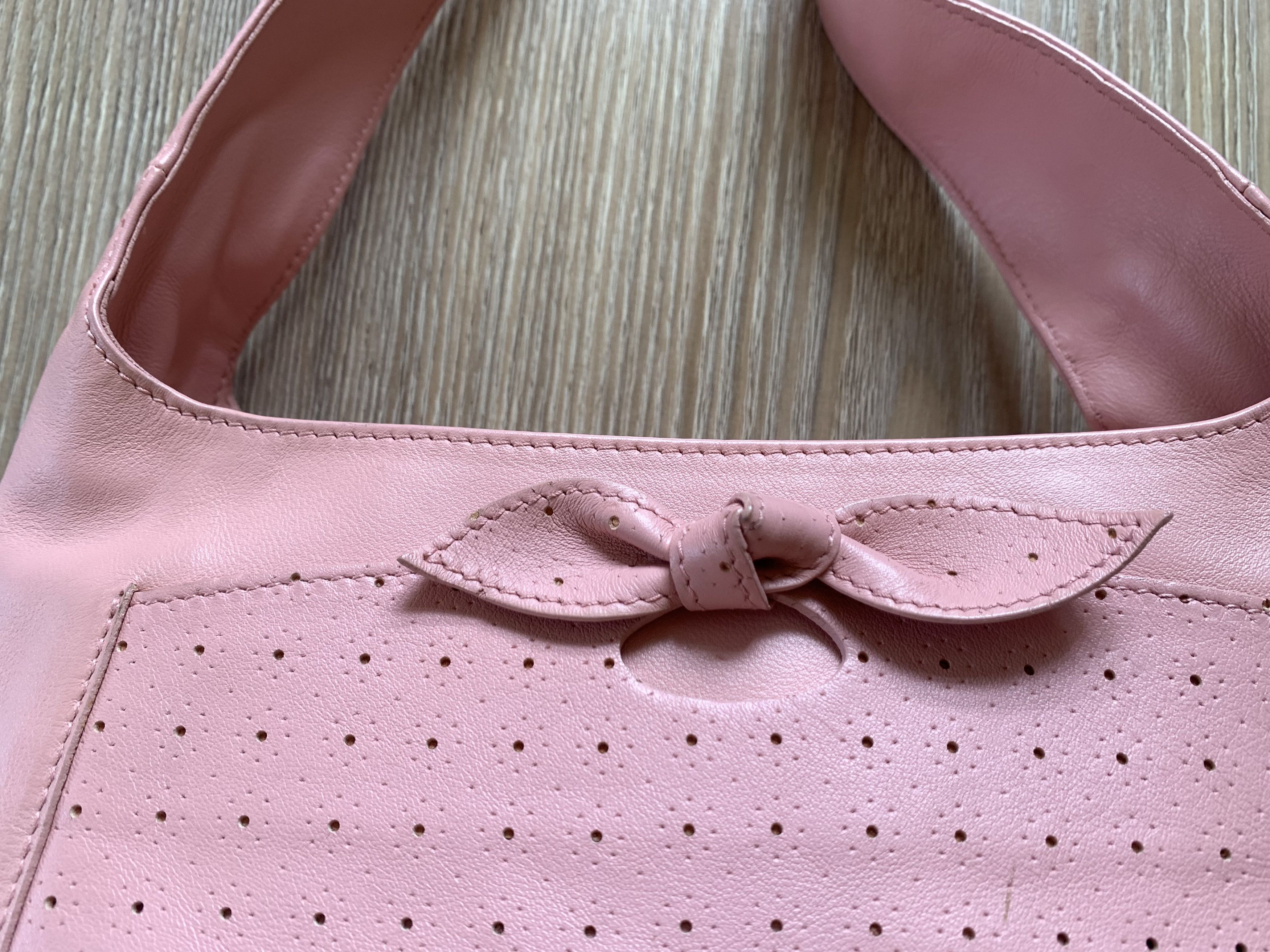 Designer Furla Rare Luxury Pink Leather Mini Bag Size ONE SIZE - 4 Thumbnail