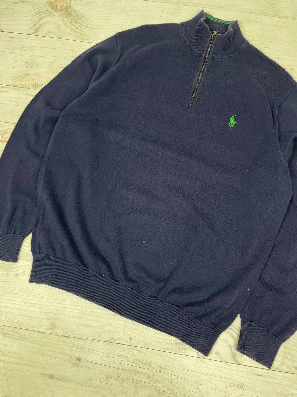 Polo Ralph Lauren Vintage Polo Golf Ralph Lauren Sweatshirt Half Zip Size US L / EU 52-54 / 3 - 2 Thumbnail