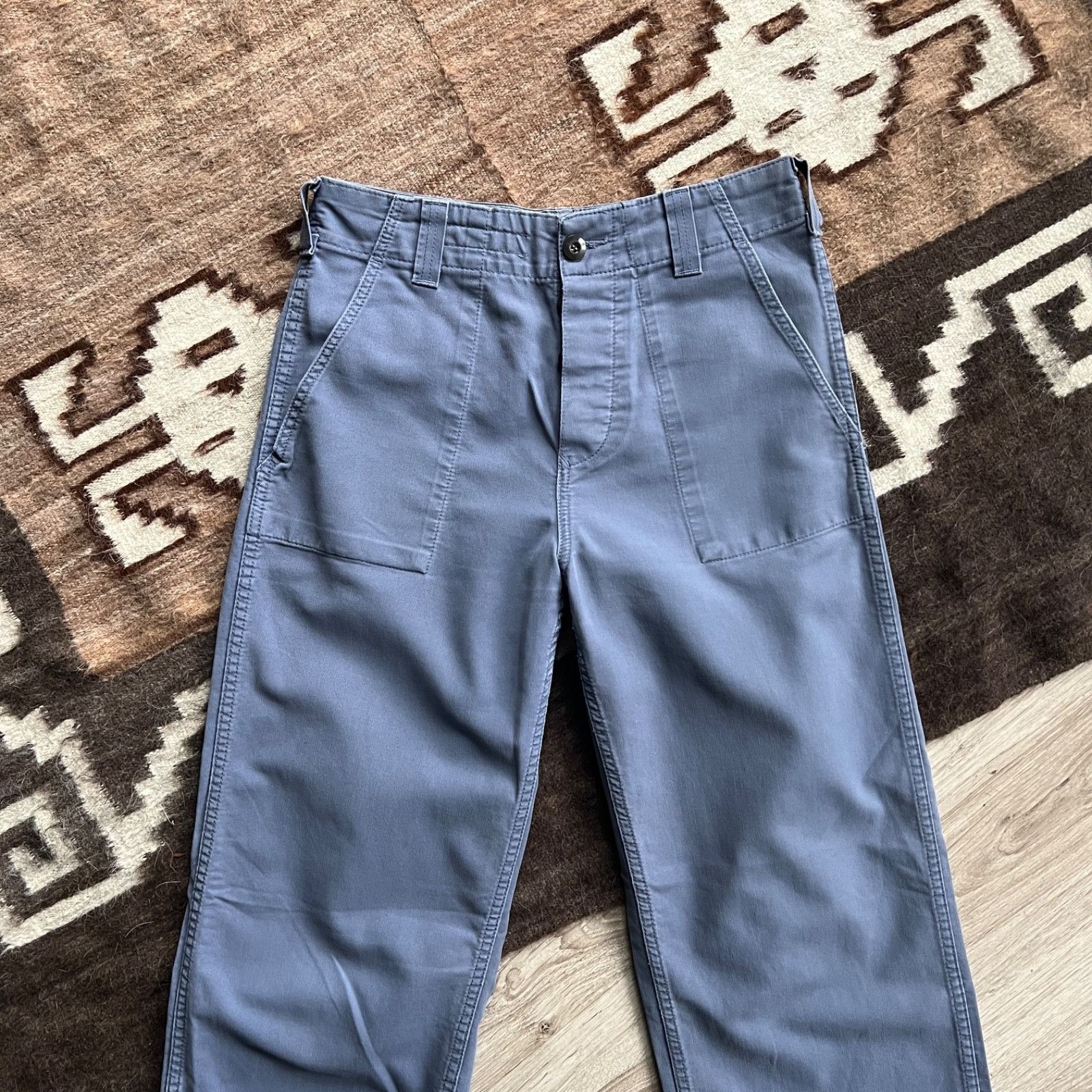 Levi's Levi’s Vintage All-Duty US Made Gray Blue Button Fly Work Ut Size US 30 / EU 46 - 3 Thumbnail