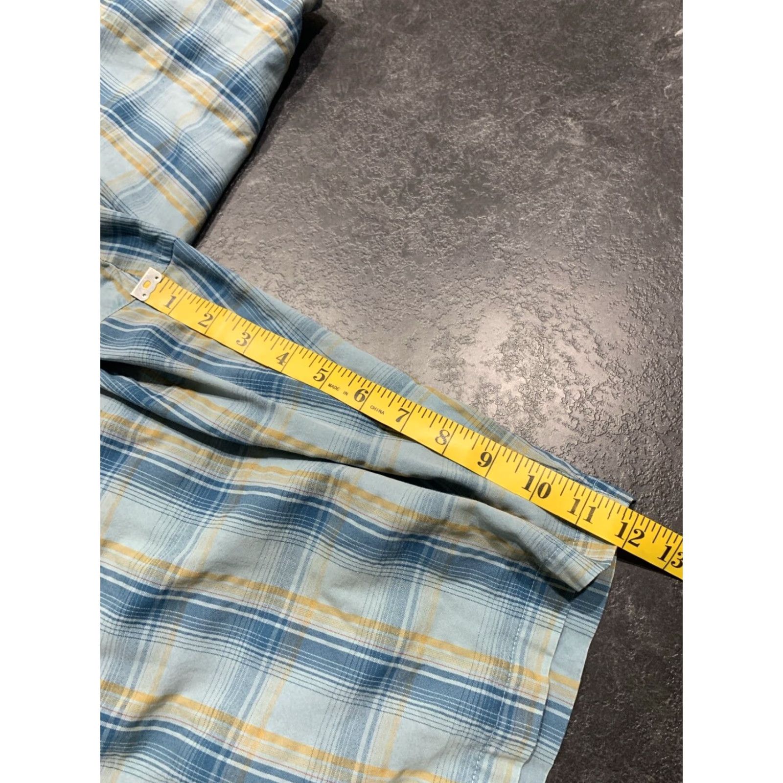 KAVU KAVU Plaid Shorts Men Size 36 Blue Chino Casual Size US 36 / EU 52 - 7 Thumbnail
