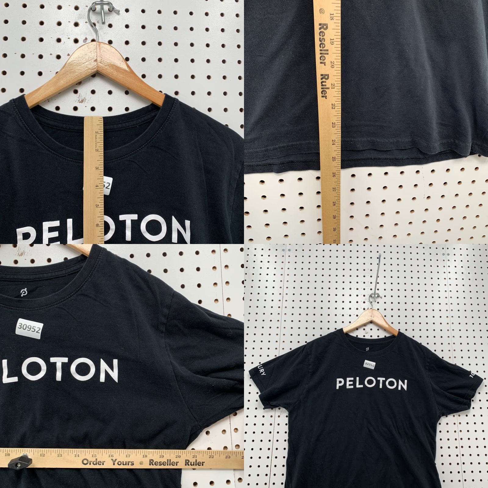 Vintage Peloton Activewear T-Shirt Black Womens Large Short Sleeve Crew Neck Workout Size L / US 10 / IT 46 - 8 Thumbnail
