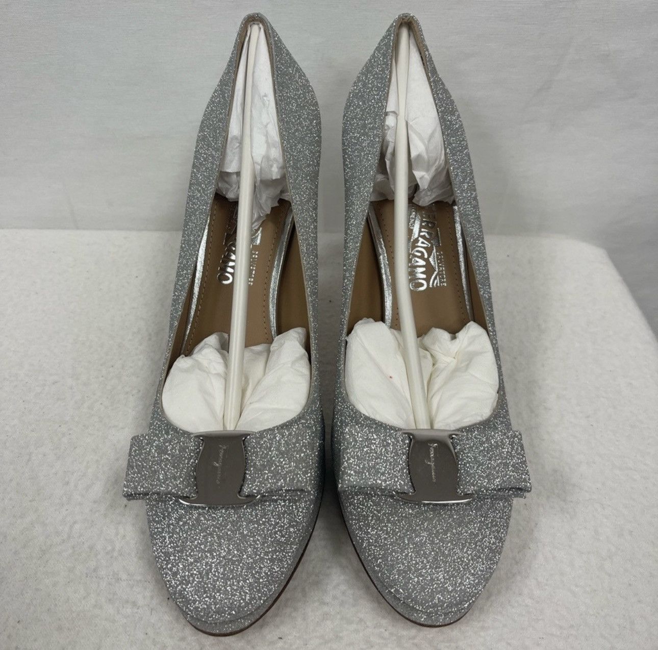 Salvatore Ferragamo Salvatore Ferragamo - Osimoglit Nappa Leather Pumps Heels Size US 7.5 / IT 37.5 - 3 Thumbnail