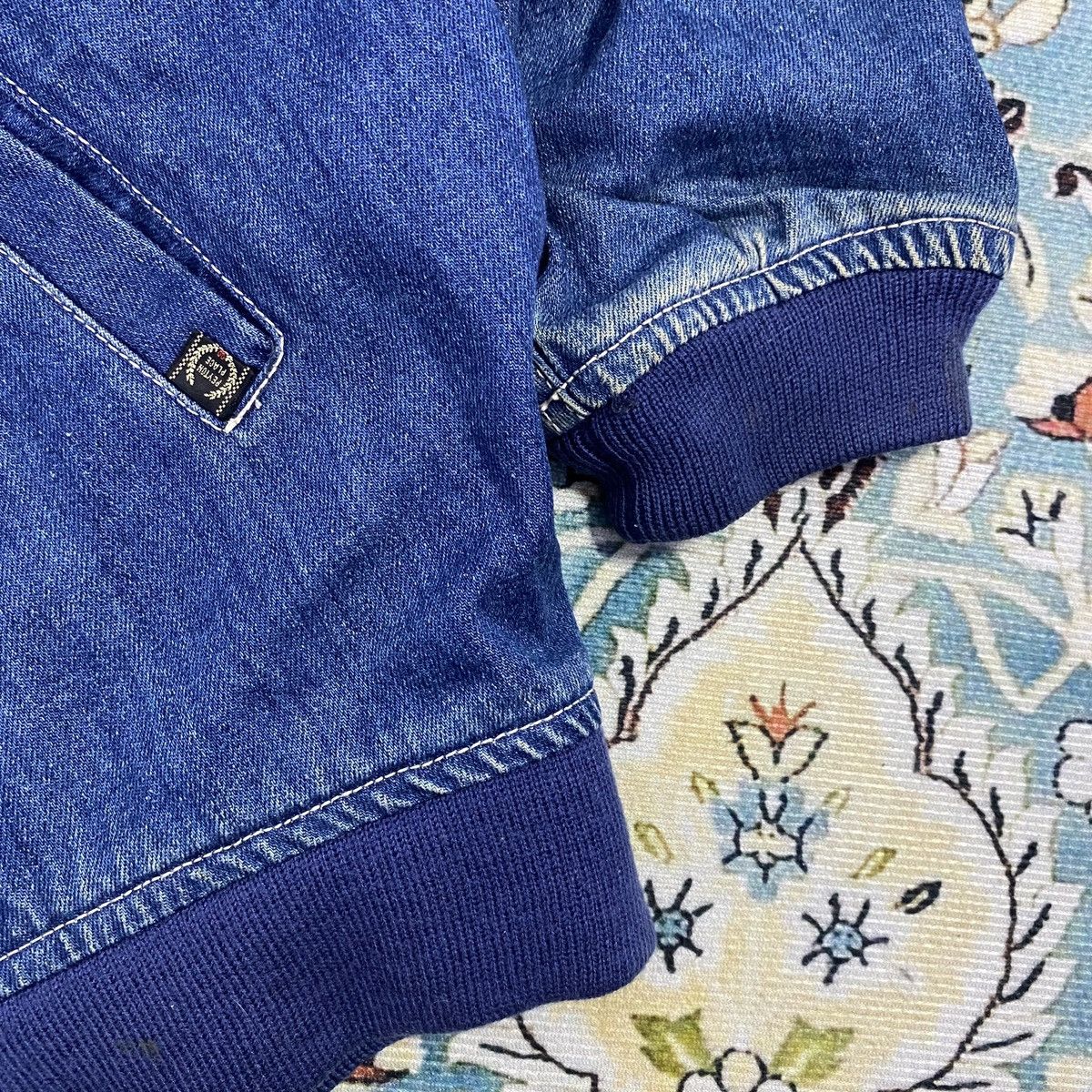 PPFM Vintage PPFM Boxy Denim Bombers Jacket Size US L / EU 52-54 / 3 - 4 Thumbnail