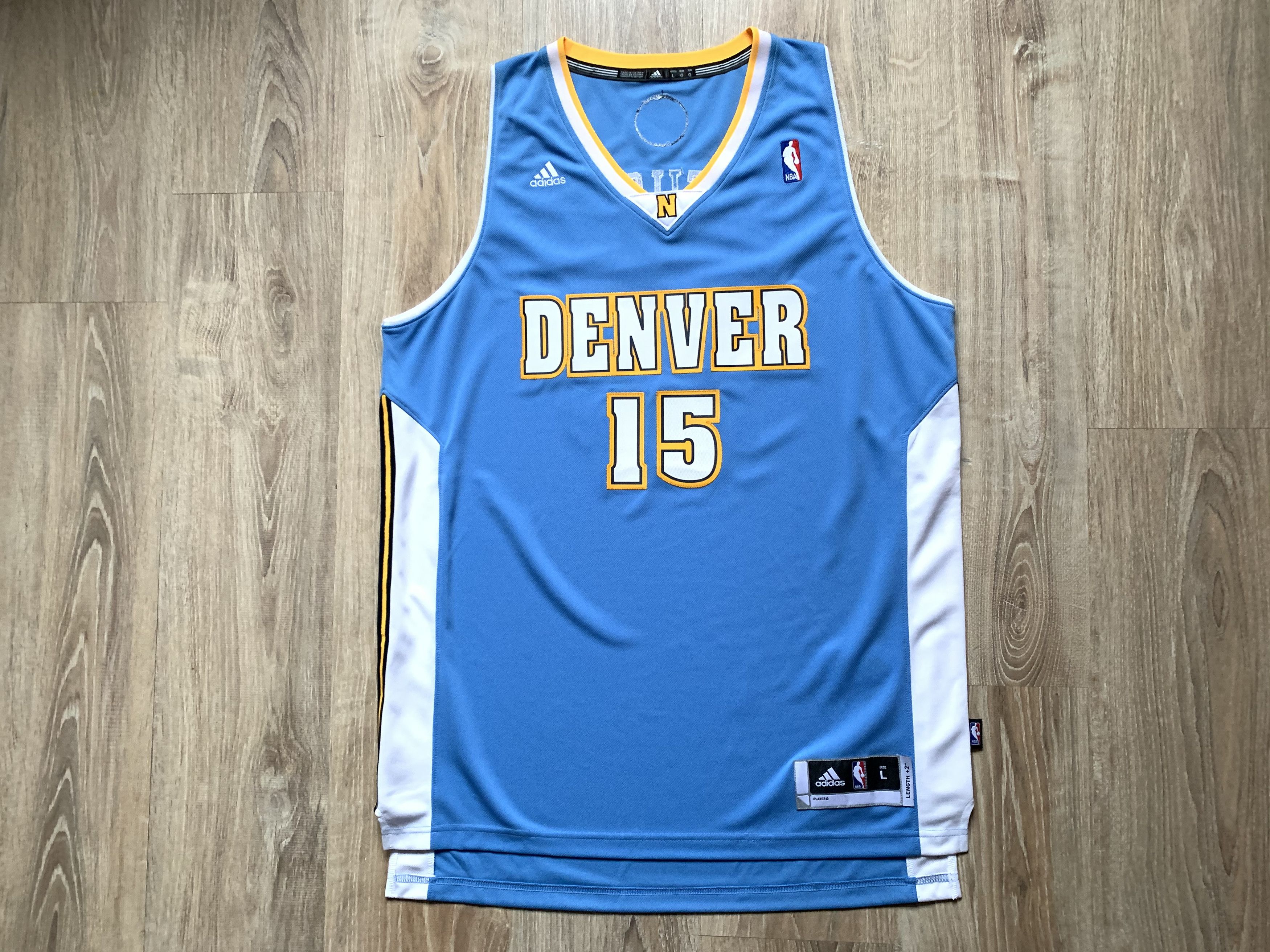 Adidas × NBA × Vintage NBA Denver Nuggets Carmelo Anthony #15 Jersey Size US L / EU 52-54 / 3 - 3 Thumbnail