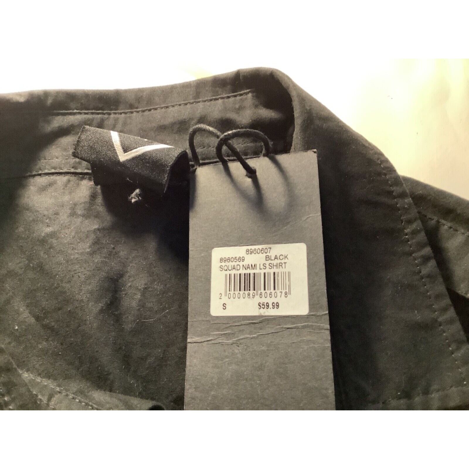 Absent NWT ABSENT SQUAD NAMI Shirt Men's S Black LS with Logos Size US S / EU 44-46 / 1 - 10 Thumbnail